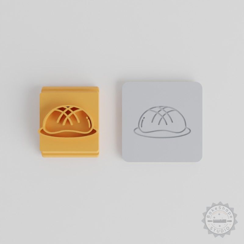 Buns Stamp Tile Set, 5-Piece, Multiple Motif Sizes for Clay, Cookies, Fondant, Soft Materials