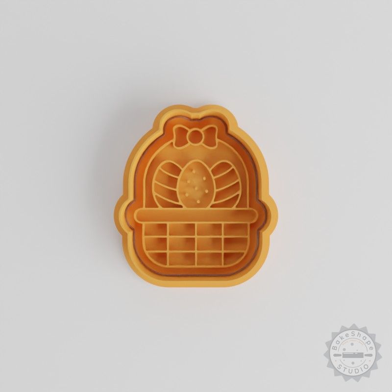 Easter Egg Cookie Stamp and Cutter Set, 6-Piece, Small Medium Large, Perfect for Fondant and Baking