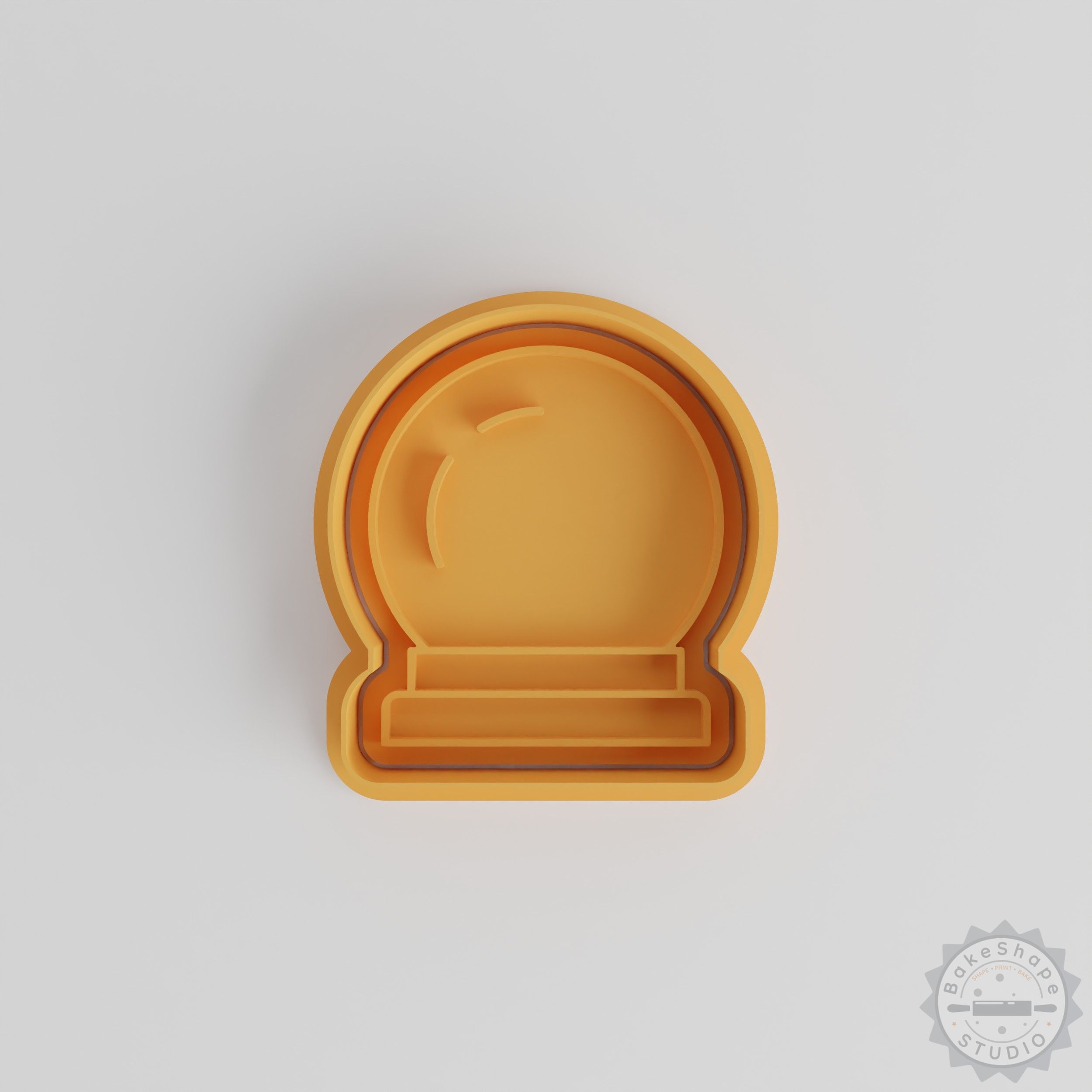 Crystal Ball Cookie Cutter Stamp Set, 6-Piece: Halloween Baking, Fondant Shapes, Small to Large Sizes