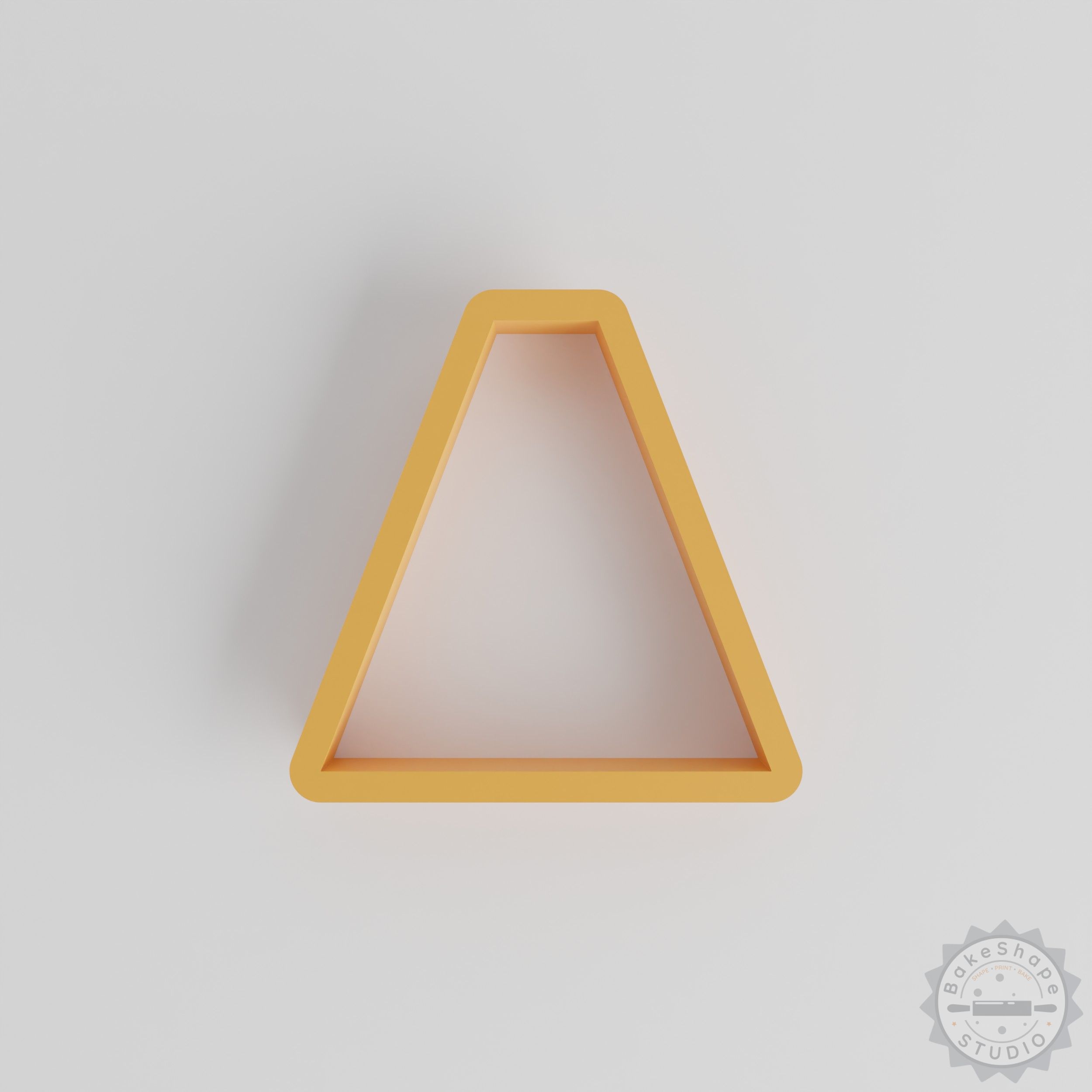 18-piece trapeze shape cutter set geometric polygon design STL for 3D printing and crafting