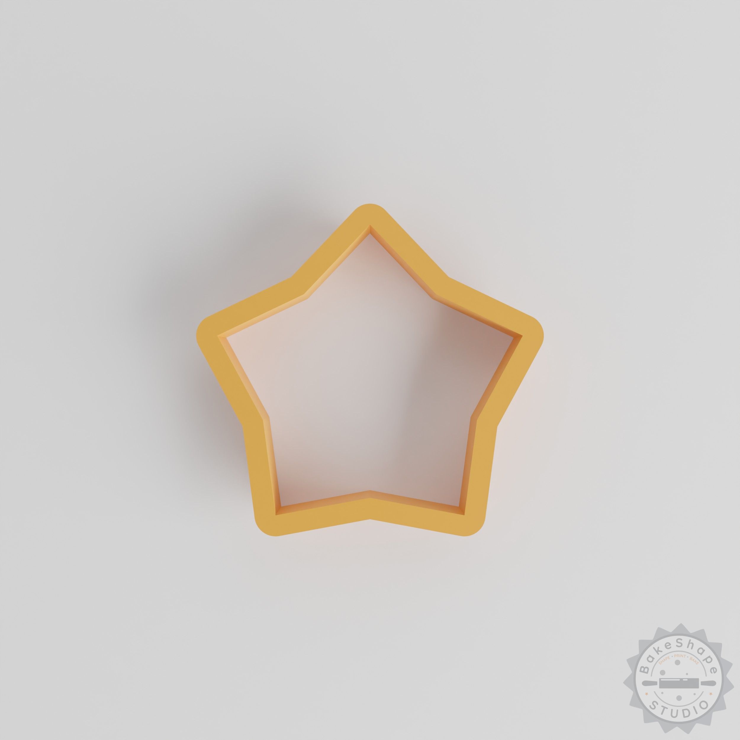 Star shape cookie cutter set STL file with 18 sizes for cookies, fondant, and clay crafting 3D print