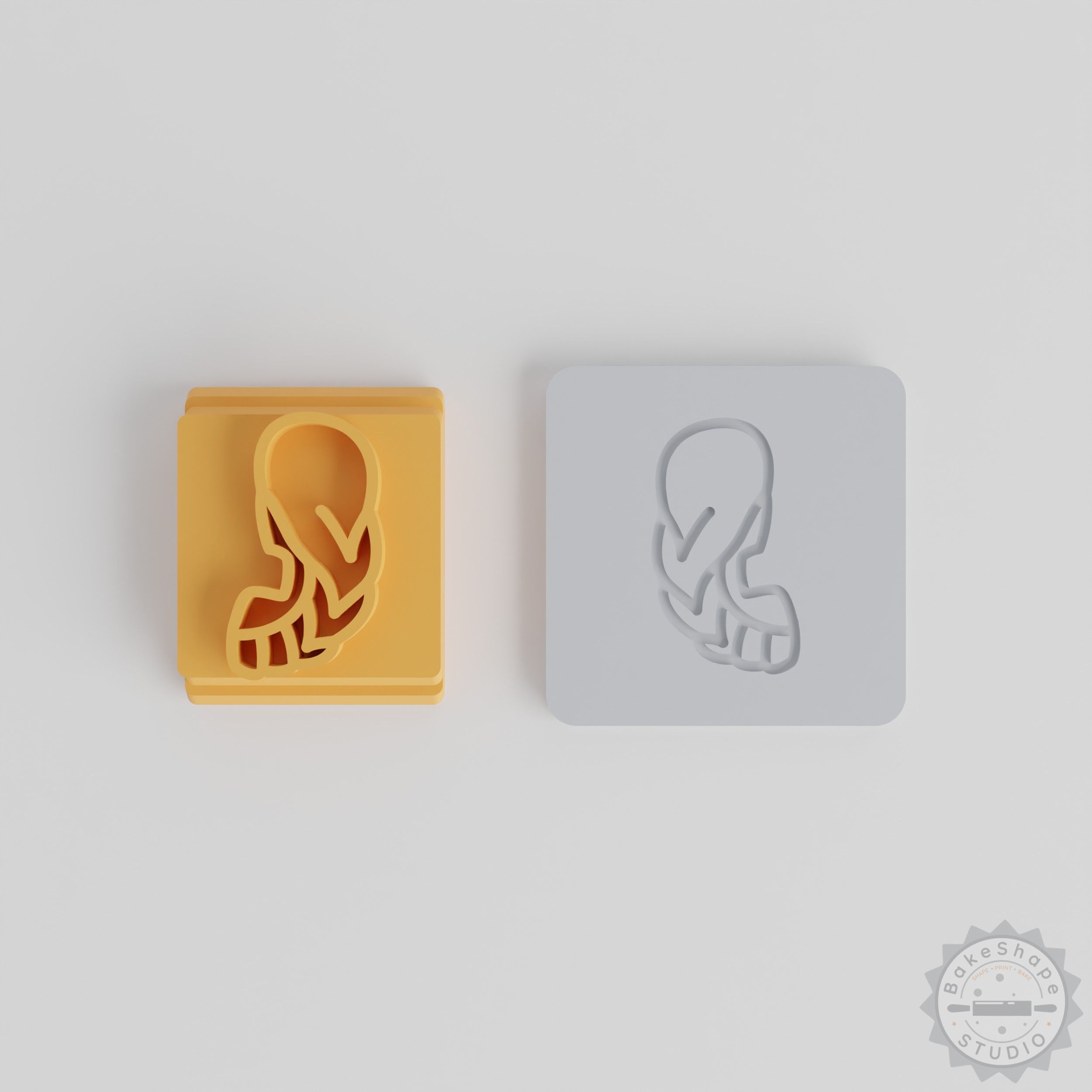 Virgo Stamp Tile Set for Clay and Fondant, 5 Designs in Assorted Motif Sizes 20-40 mm, Maiden Zodiac Symbol
