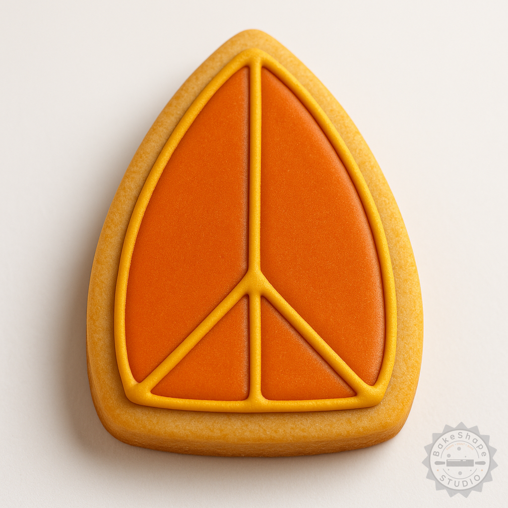 Decorated example 1 of Vishakha Nakshatra Vedic Astrology Shape Cutter and Stamp Set for Cookies and Fondant, 6-Piece Set