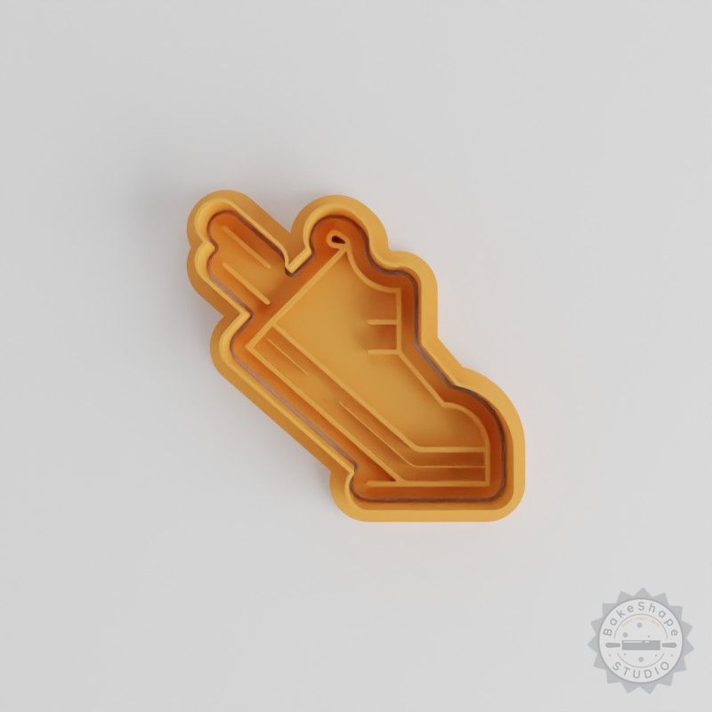 Shoe Shape Cutter & Stamp Set, Perfect for Cookies & Fondant, 6-Piece Collection, S/M/L Sizes