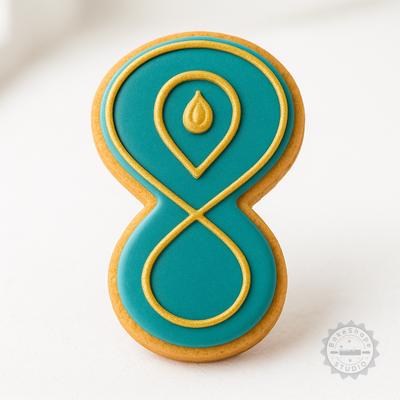 Decorated example 1 of Purvaashadha Nakshatra Vedic Astrology Shape Cutter & Stamp Set, 6-Piece Cookie, Fondant Design Set