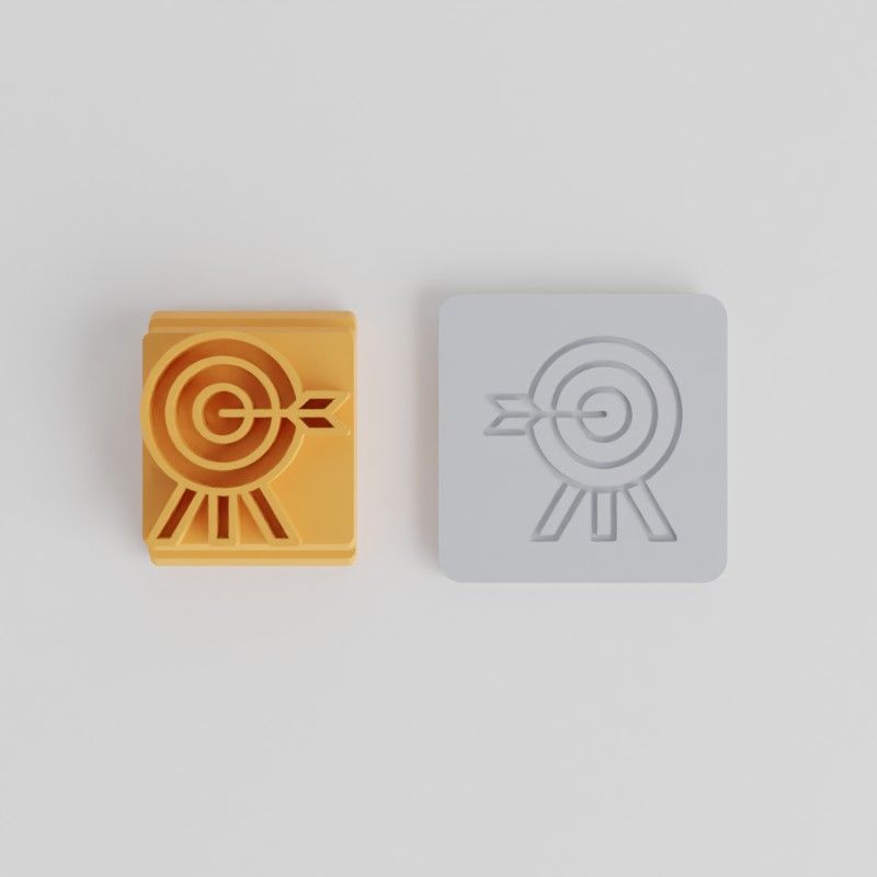 Target Clay Stamp Tile Set, 5 Motif Sizes for Clay, Cookies, and Fondant
