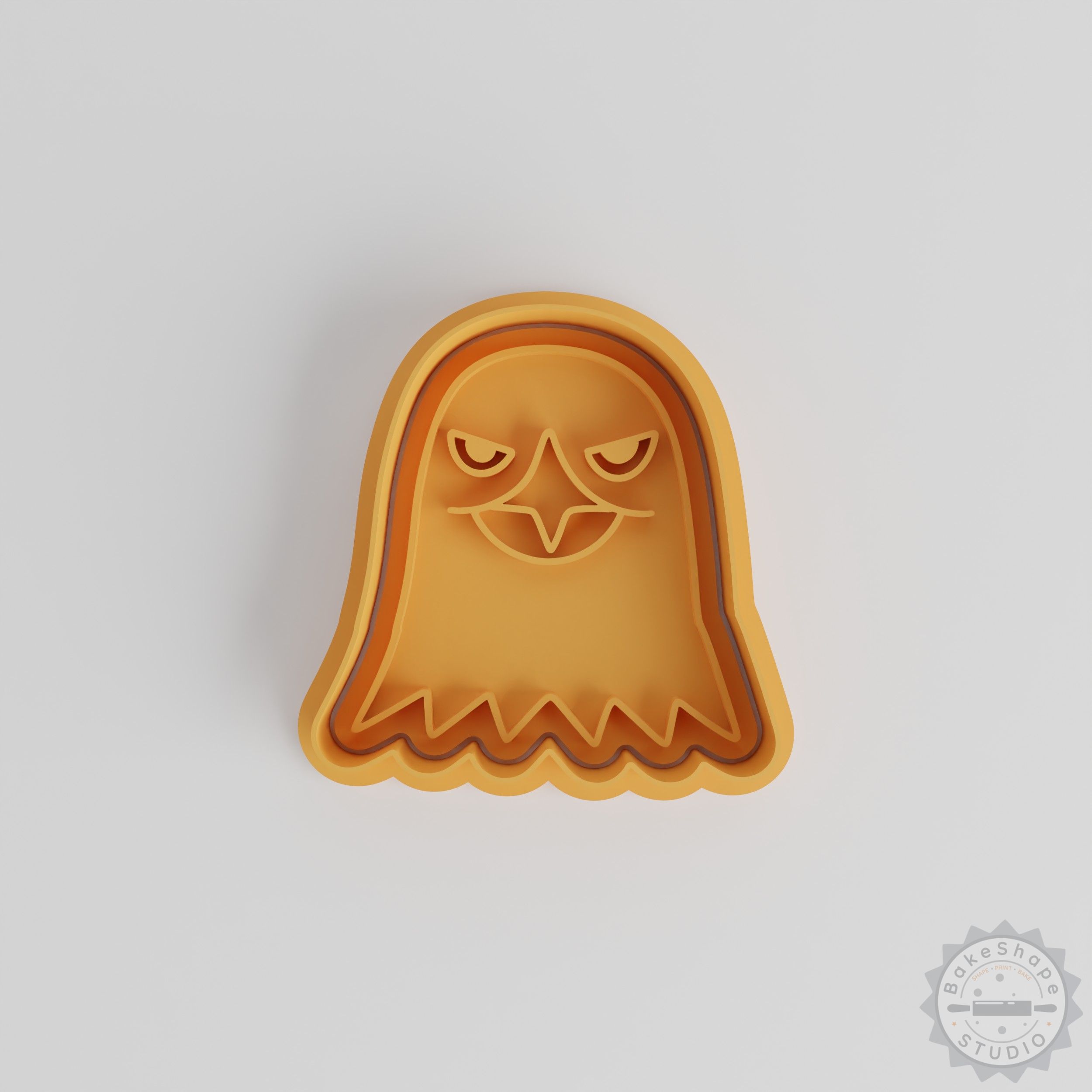 Eagle Shape Cutter and Stamp Set, 6-Piece Cookie & Fondant, Wildlife Bird Design, S/M/L Sizes