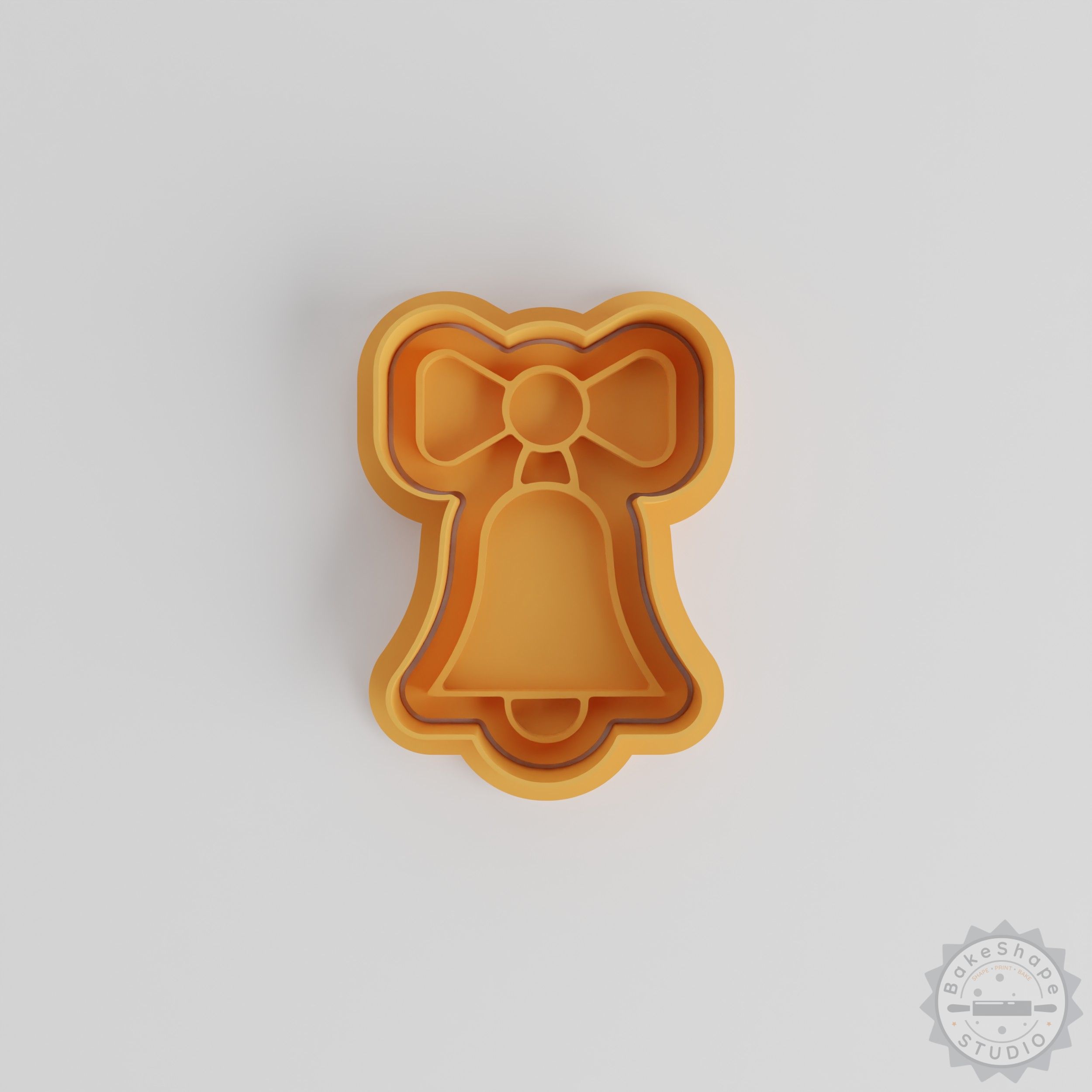 Christmas Bell Cookie Cutter and Stamp Set, 6-Piece, Multi-Size, Holiday Baking Tool