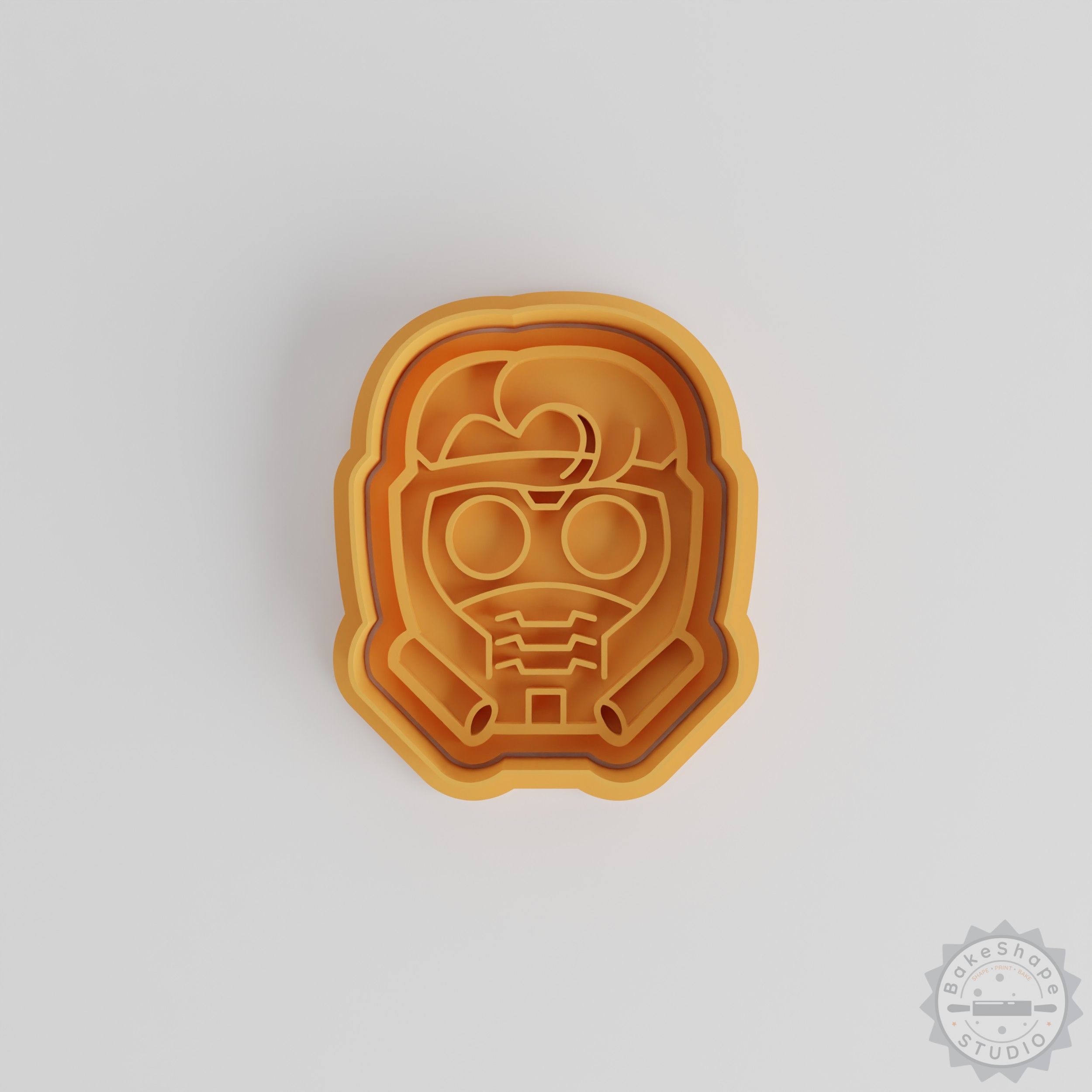Space Hero Cookie Cutter & Stamp Set, 3 Sizes, 6 Pieces, Perfect for Cookies & Fondant Baking
