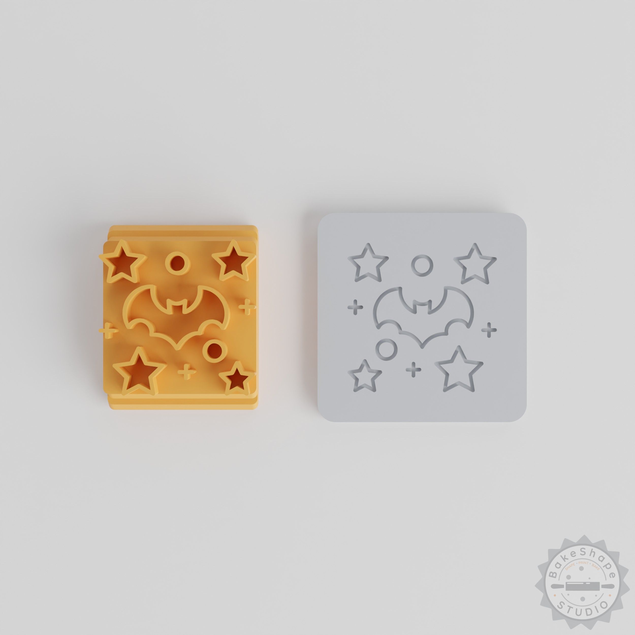 Halloween Stamp Tile Set, 5 Sizes 20-40mm, Perfect for Clay, Cookies, Fondant