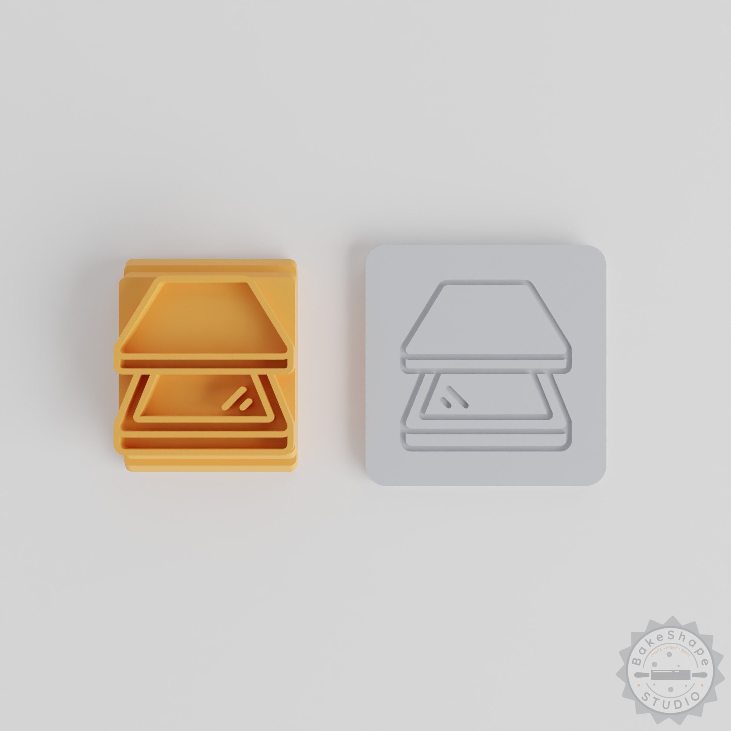 Desktop Document Scanner, Multifunctional Scan Device, 5-Size Stamp Tile for Clay & Fondant