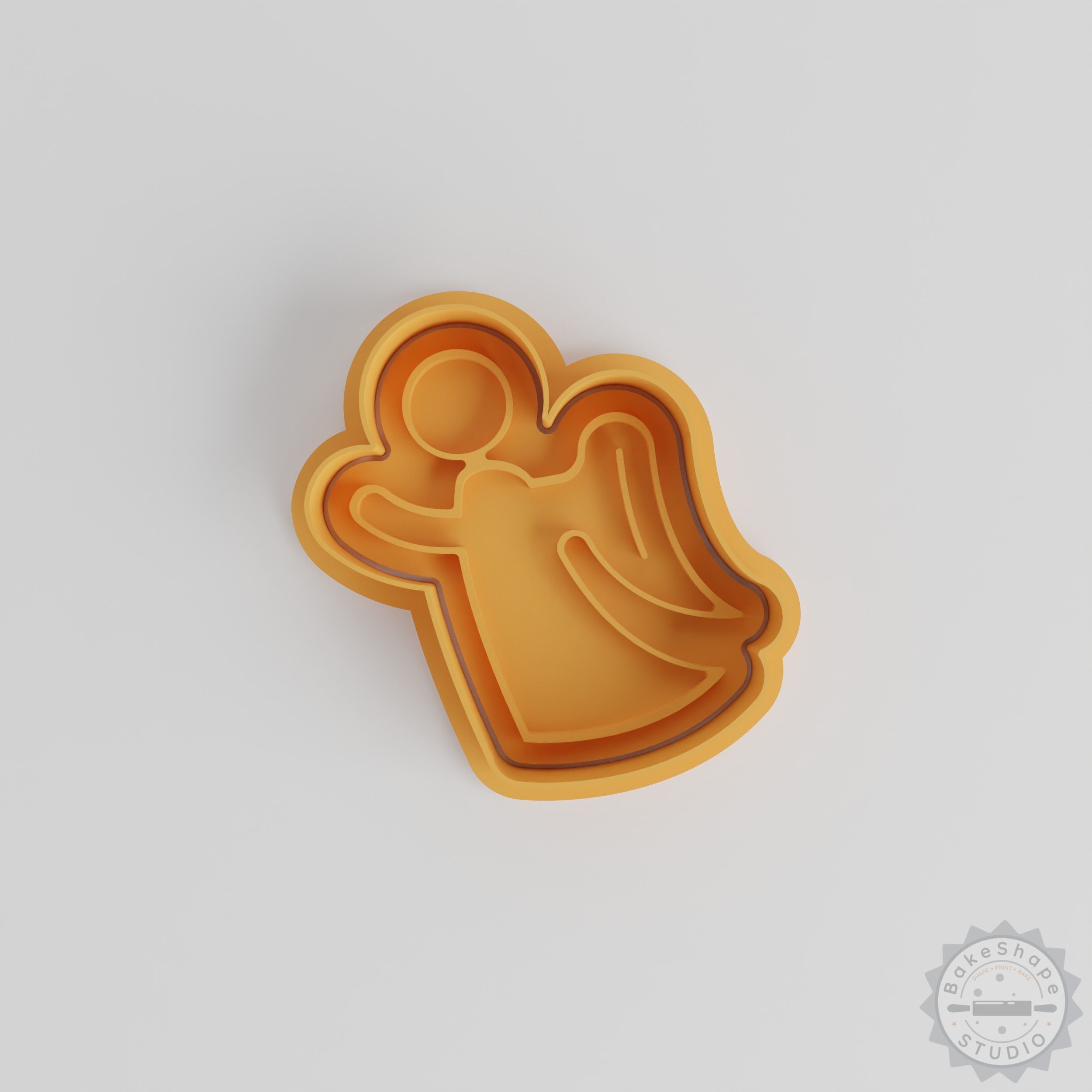 Angel Cookie Cutter and Stamp Set, 6-Piece, Small/Medium/Large, for Fondant and Baking