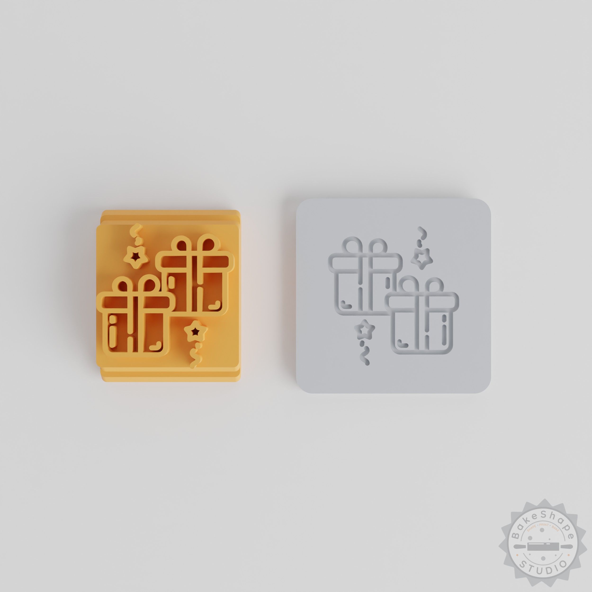 Clay & Cookie Stamp Set, 5-Piece, Varying Designs, Perfect for Baking & Crafts