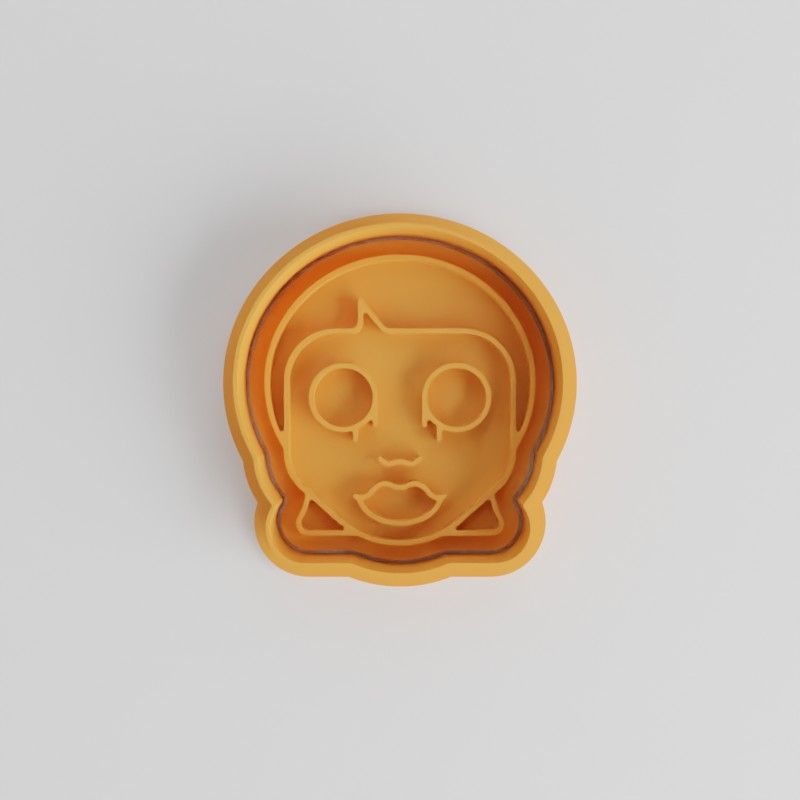 Dead Girl Shape Cutter and Stamp Set, 3 Sizes, Perfect for Cookies and Fondant, Halloween and Horror Theme