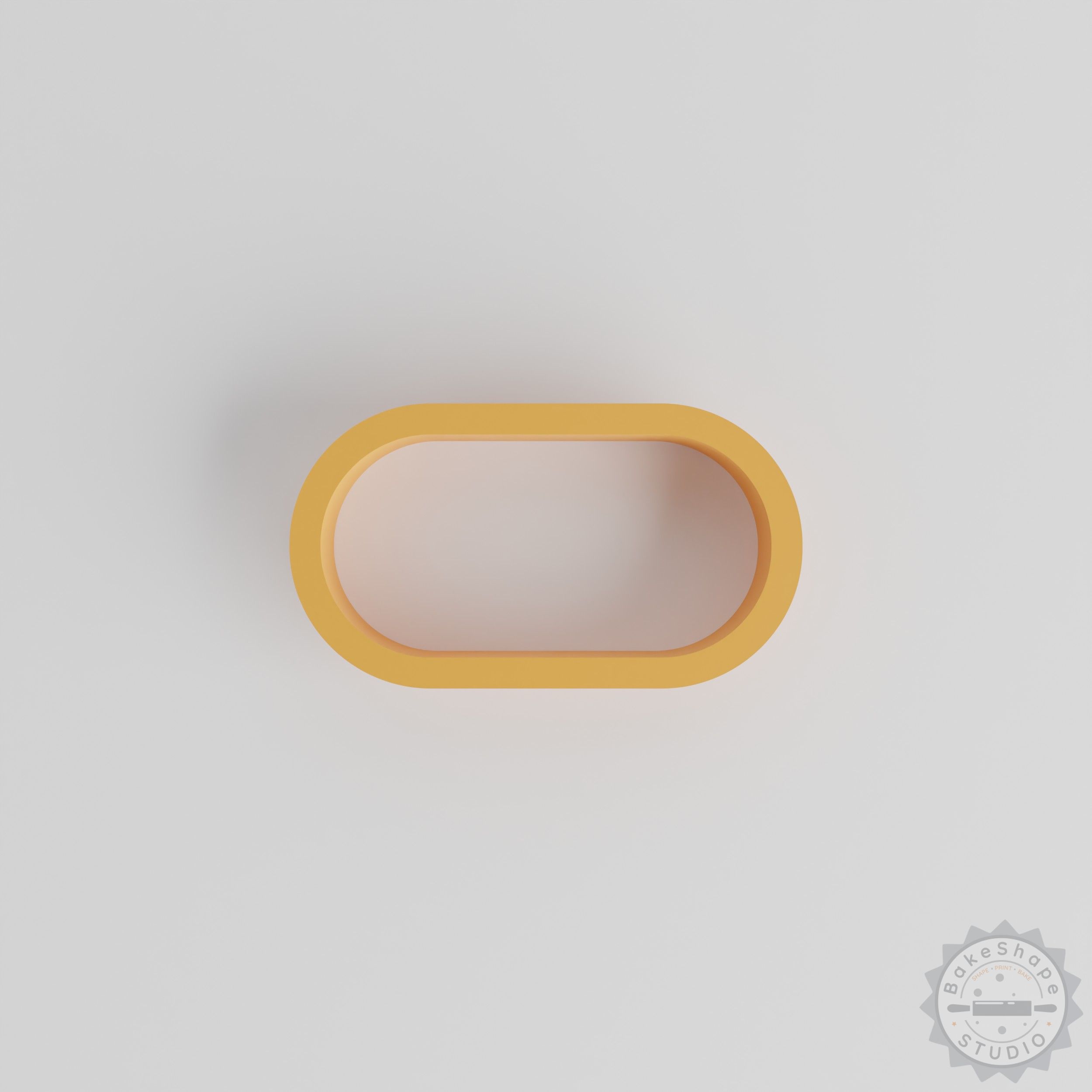 18-piece rounded rectangle shape cutter set STL for 3D printing cookies, fondant, and clay