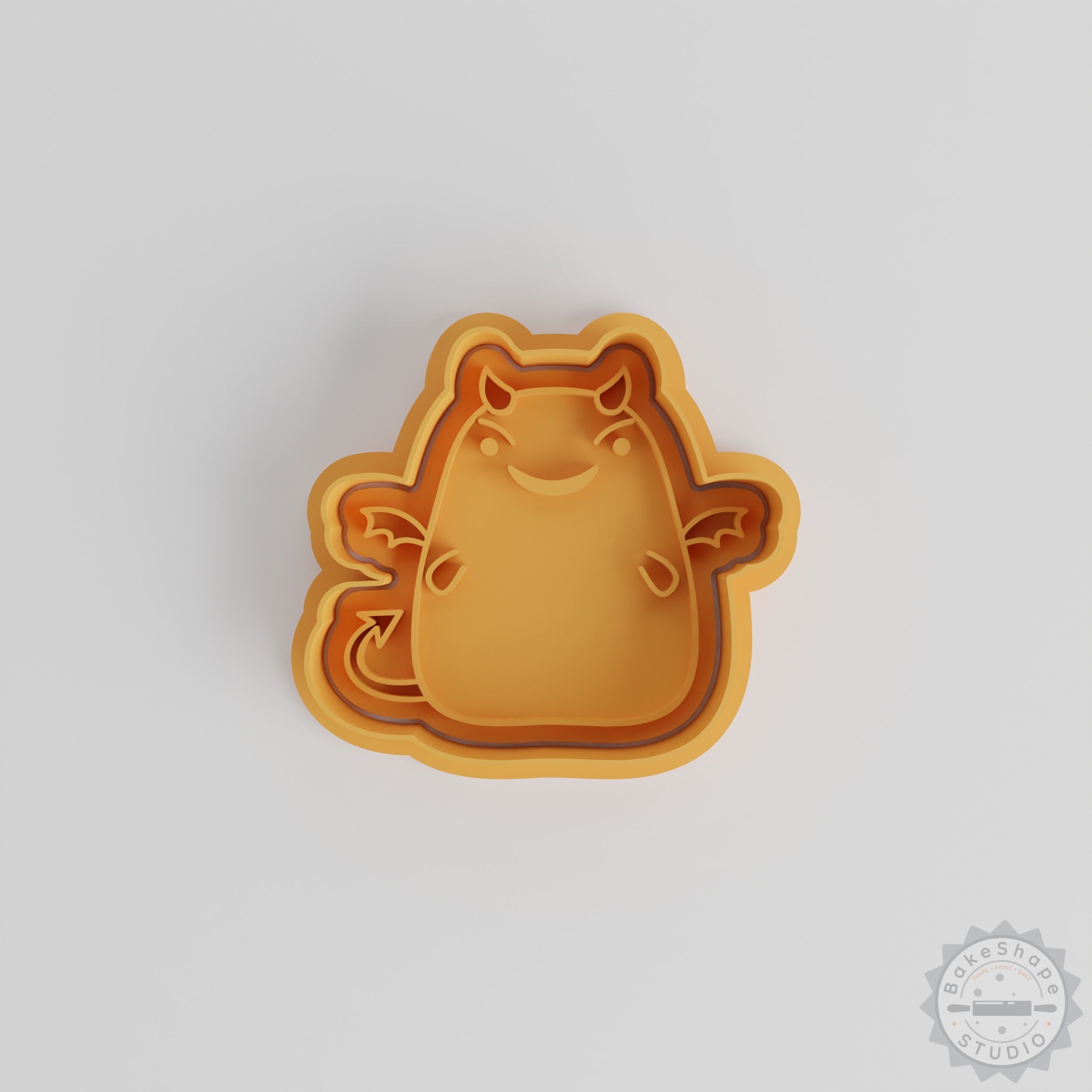 Devilish Cookie Cutter Stamp Set, 6-Piece, Evil Smile, Wicked Smirk, Perfect for Fondant