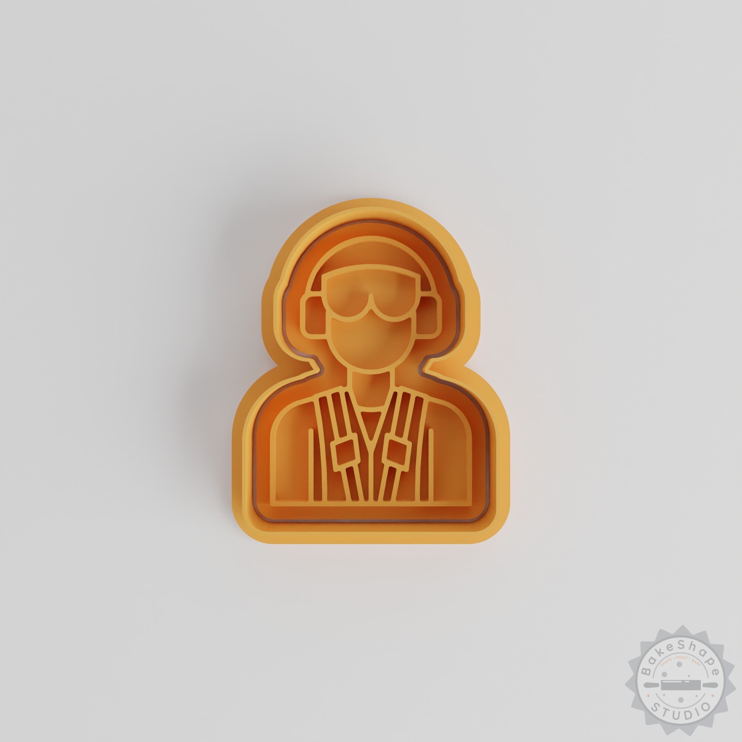 Aviation Theme Cookie and Fondant Cutter Stamp Set, Pilot Design, 6-Piece Set