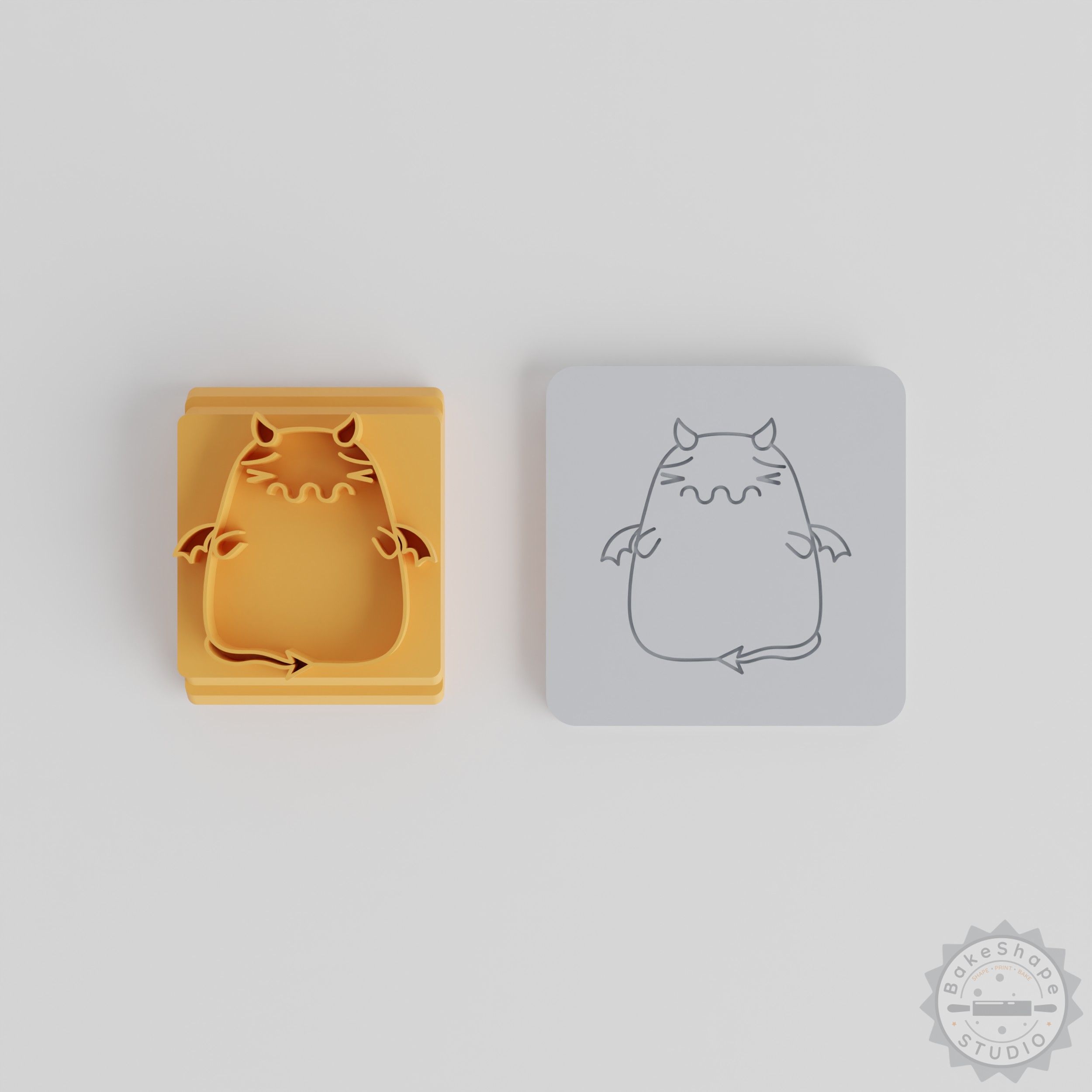 "Confounded Expression Stamp Tile Set, 5 Motif Sizes for Clay, Cookie, Fondant Crafting"