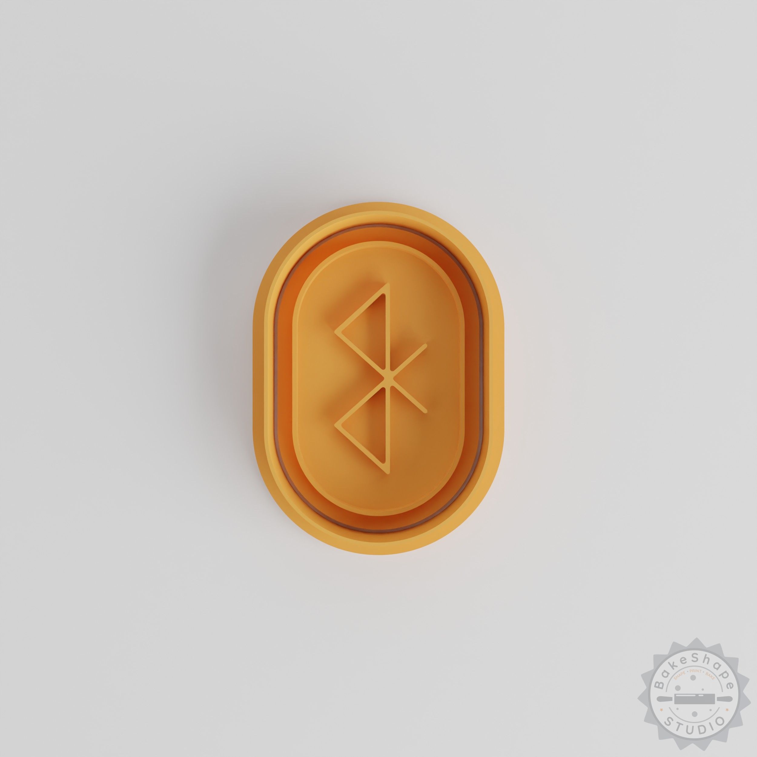 Bluetooth Button Device, Wireless Connection Toggle, Set of 6 with S/M/L Shape Cutter and Stamp for Cookies and Fondant