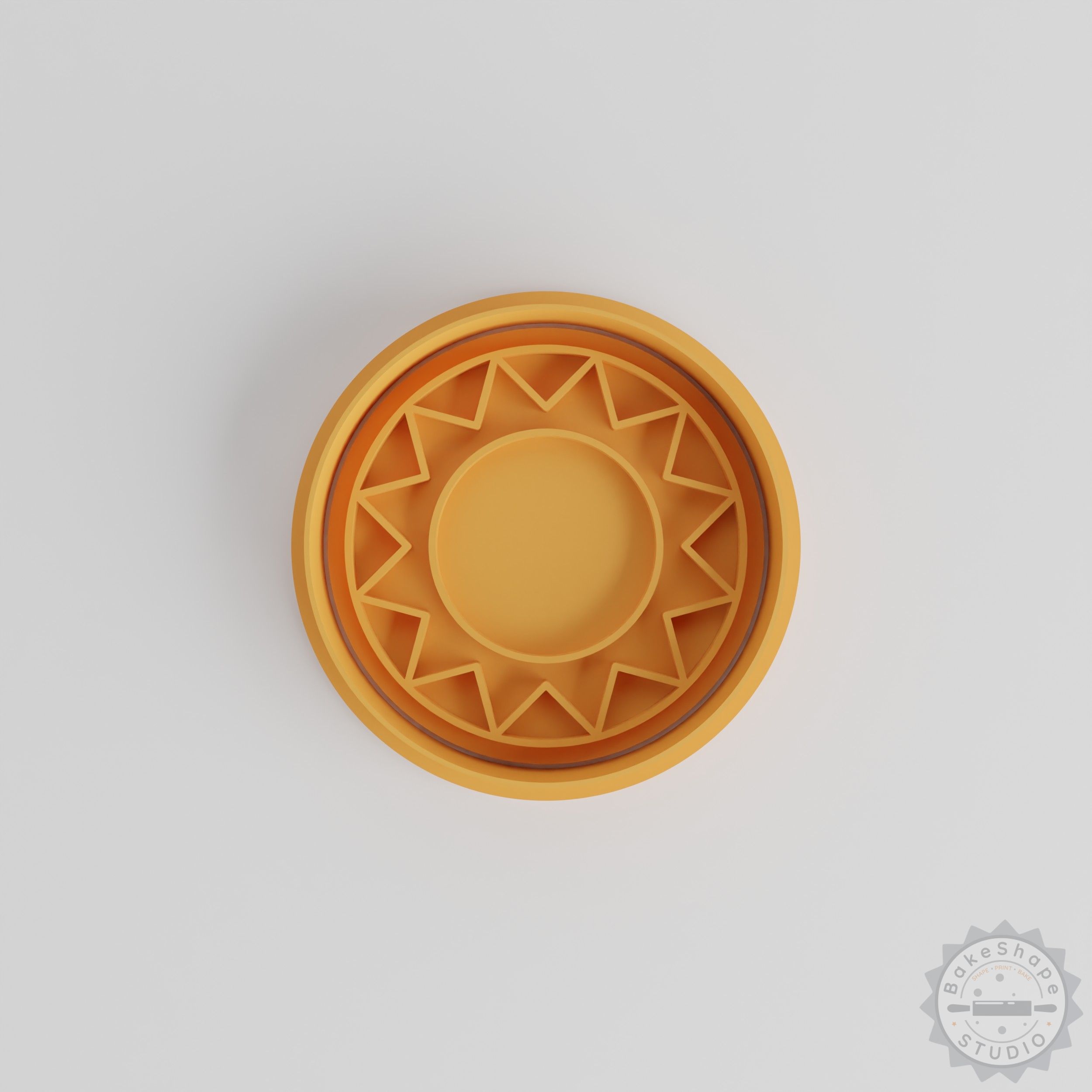 Mandala Shape Cutter and Stamp Set, 6-Piece Cookie and Fondant Tool, Abstract Geometric, Meditation Symbol Designs