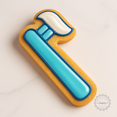 Decorated example 1 of Toothpaste and Oral Hygiene Set with 6 Shape Cutter and Stamp Pieces