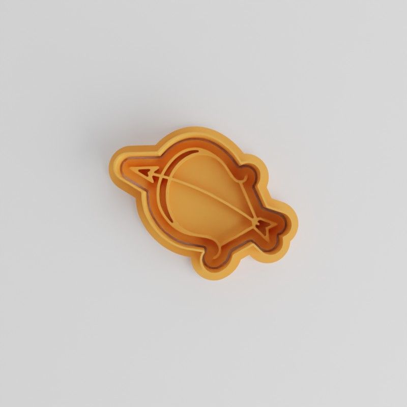 Sagittarius Zodiac Shape Cutter and Stamp Set, Perfect for Cookies and Fondant, 6-Piece S/M/L Sizes