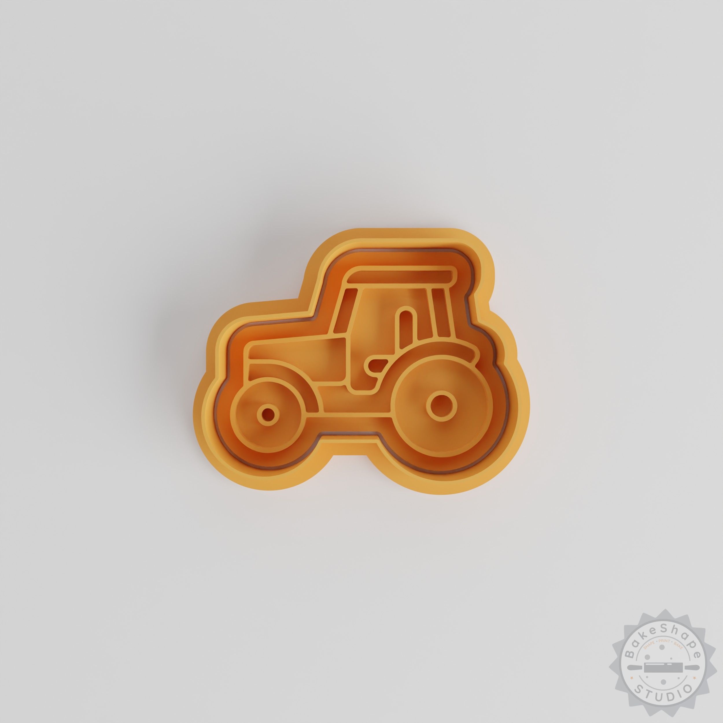 Tractor Cookie Cutter and Stamp Set, 6-Piece, S/M/L, Farm Vehicle Shape for Cookies and Fondant