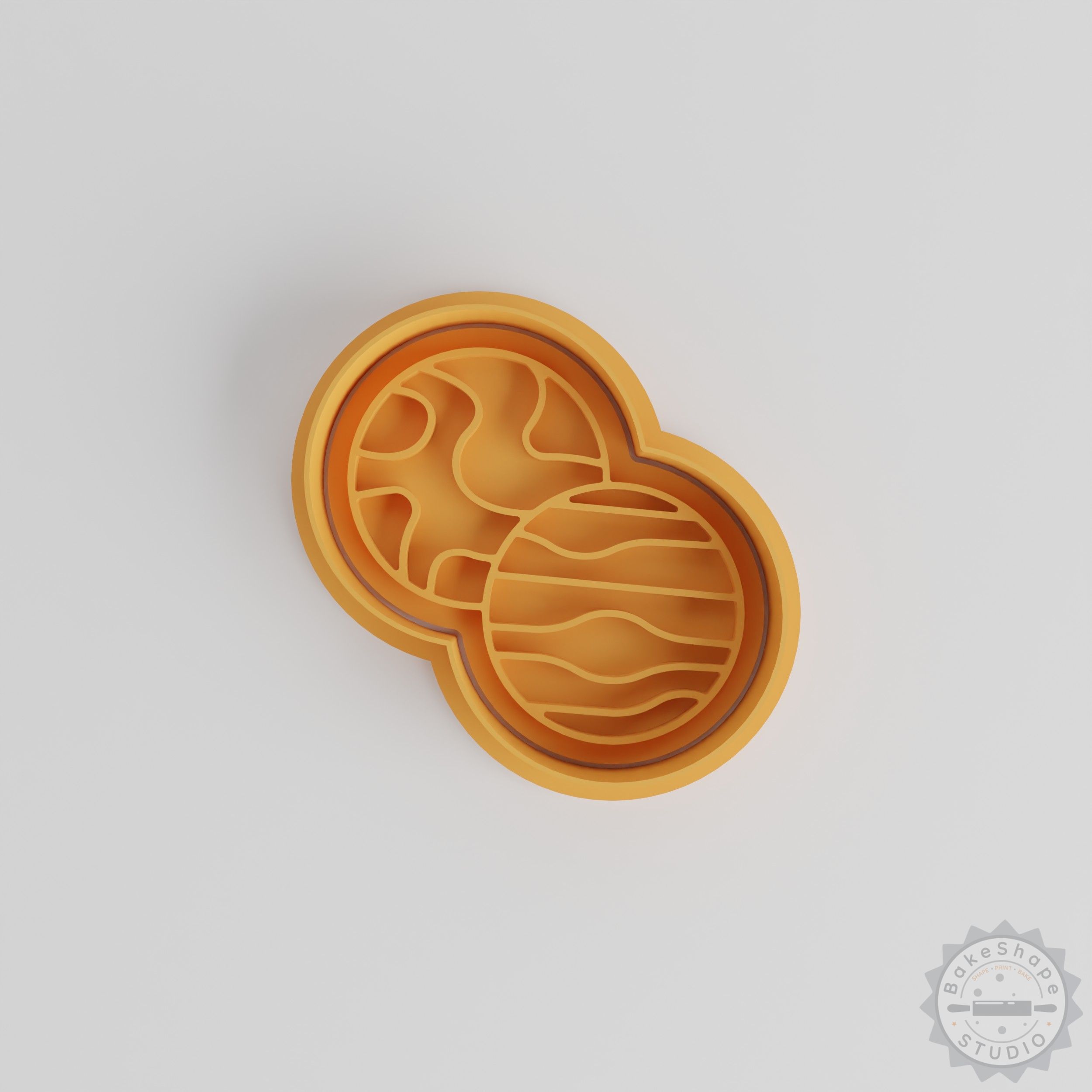 Two Planets Cookie Cutter and Stamp Set, 6 Pieces, Space Themed, Multiple Sizes