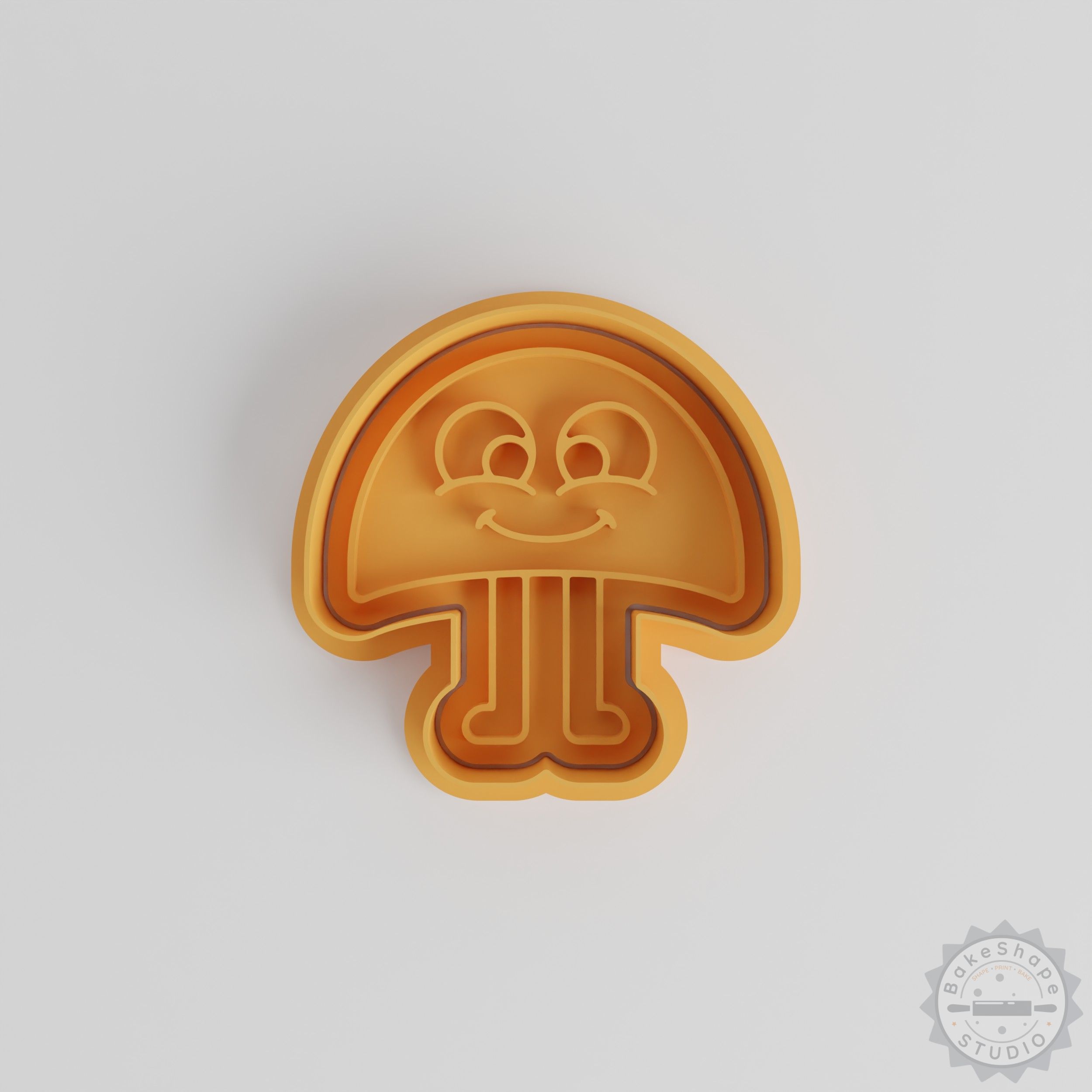 Semi Circle Monster Cookie Cutter & Stamp Set, 6-Piece, S/M/L, Fondant & Dough Tool