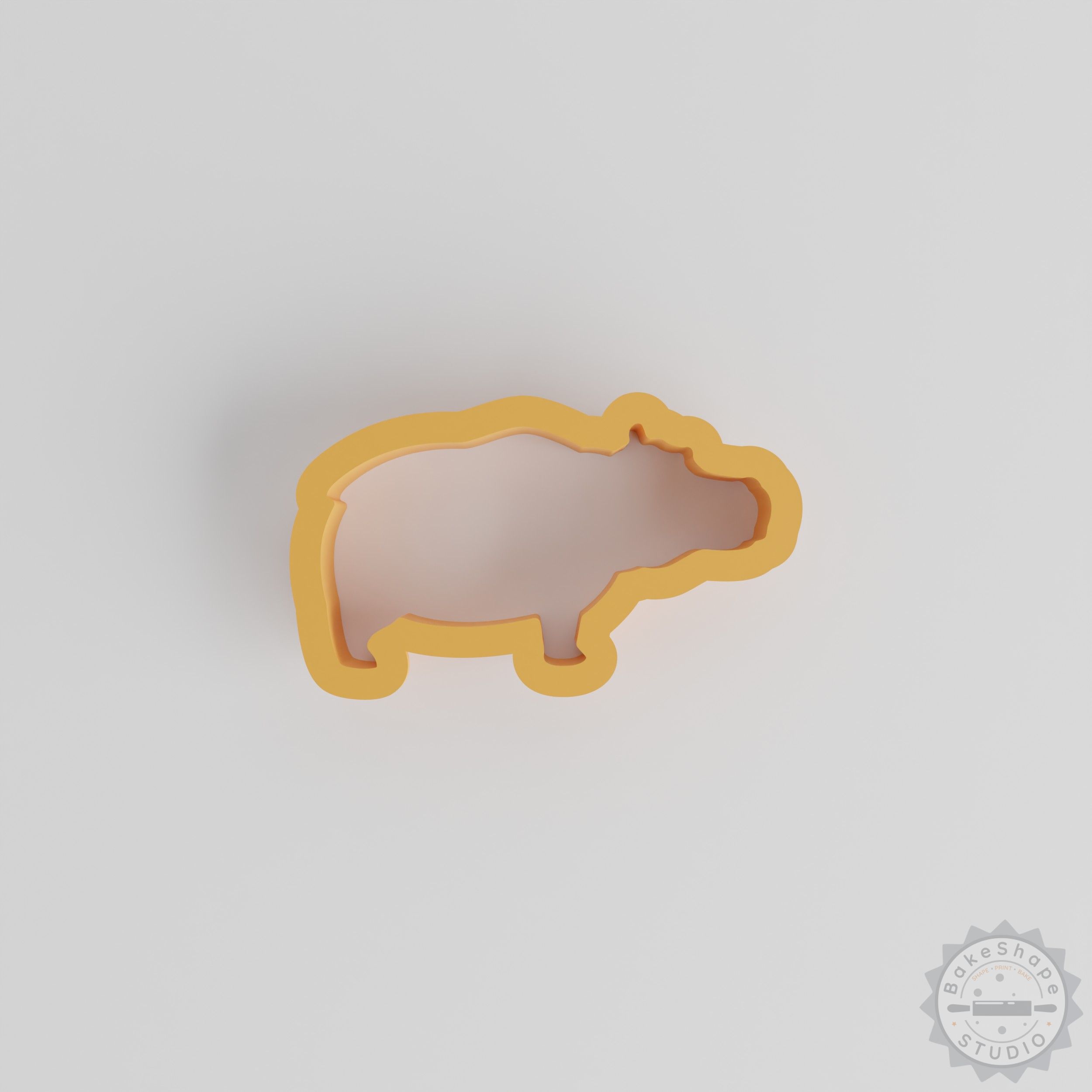 Hippo Cookie Cutter Set, 18 Piece Set for Cookies, Fondant, Clay, Sizes 0.75"-5", Animal Shape Cutter