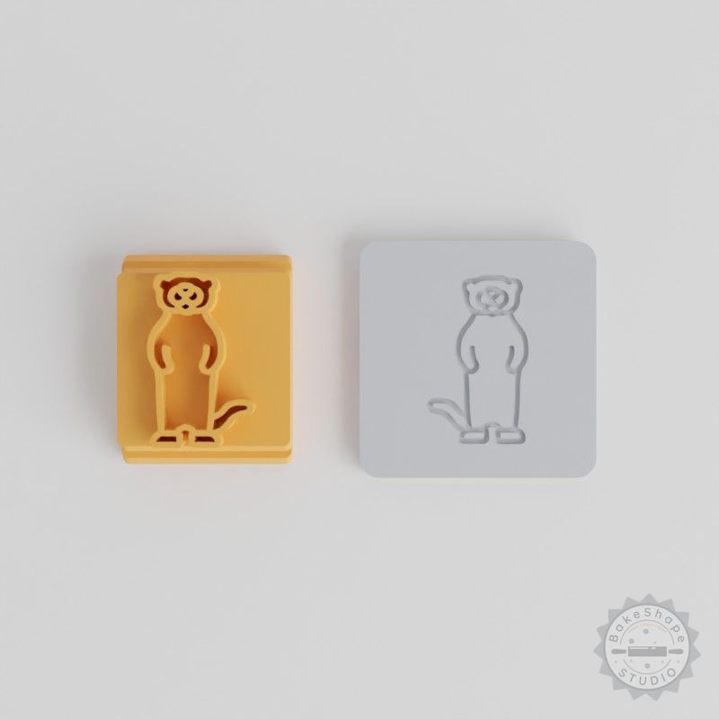 Otter Stamp Tile Set, 5 Sizes, Perfect for Clay, Cookies, Fondant, Soft Materials