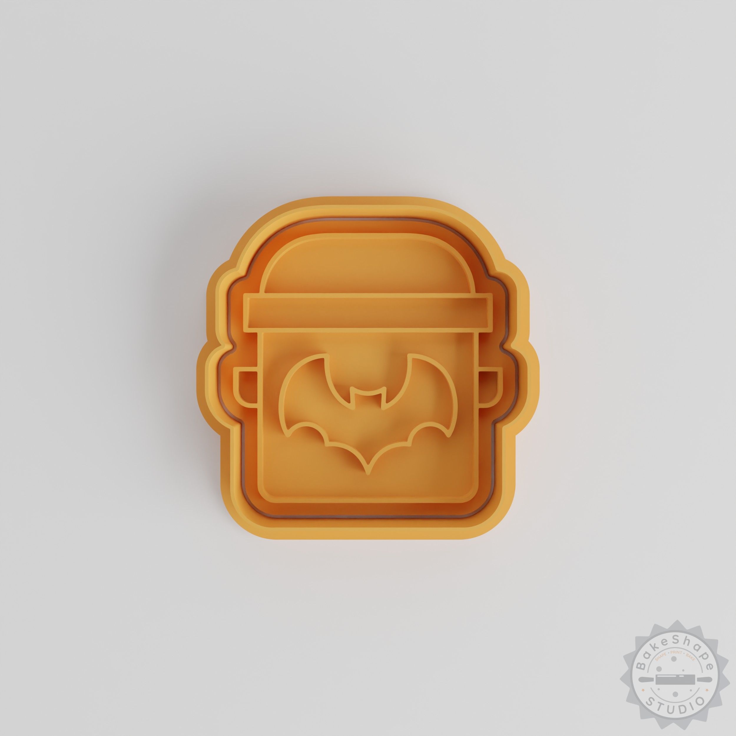 Halloween Cookie Cutter and Stamp Set, 6 Pieces, Spooky Shapes for Fondant and Cookies
