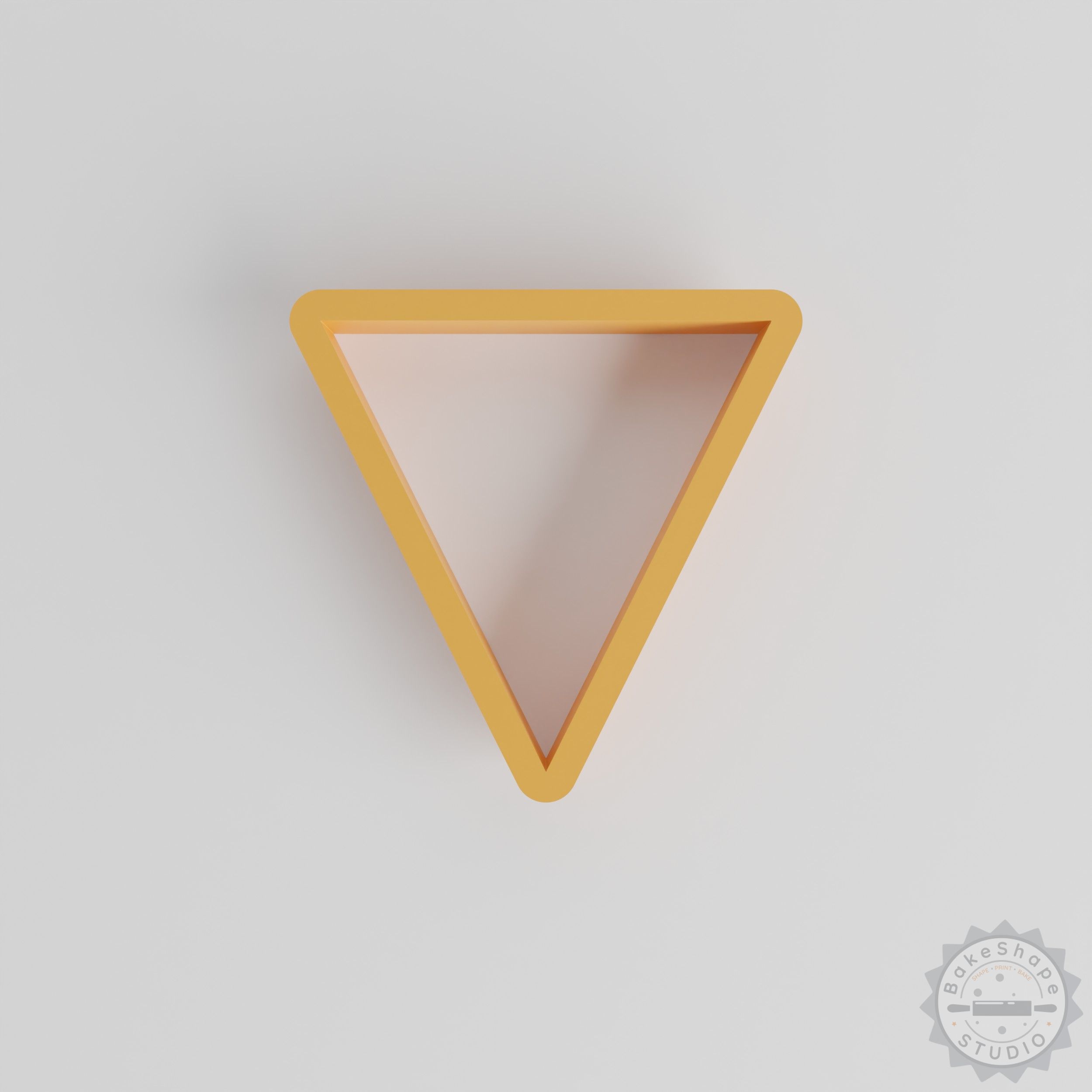 Triangle cookie cutter set with 18 sizes for geometric shapes in baking and crafting STL for 3D printing