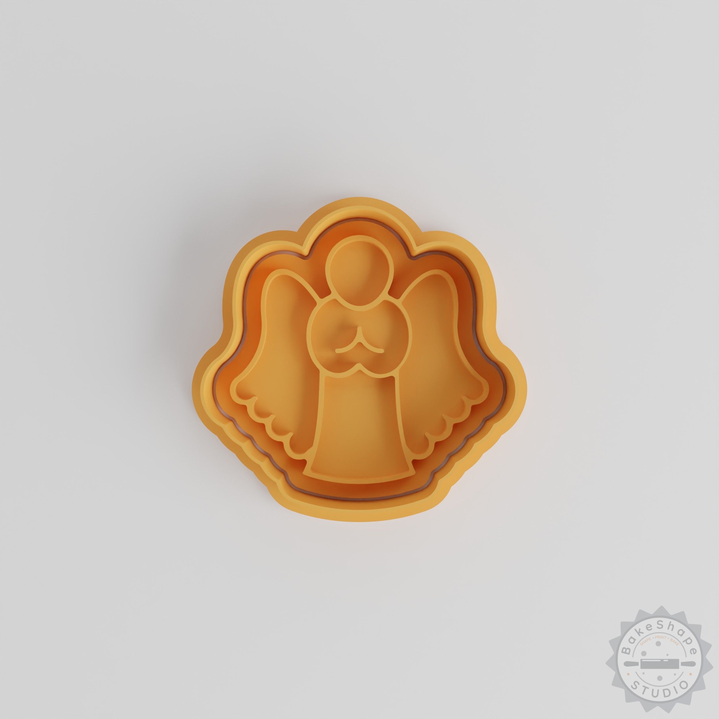 Angel Cookie Cutter & Stamp Set, 6-Piece, Perfect for Cookies and Fondant