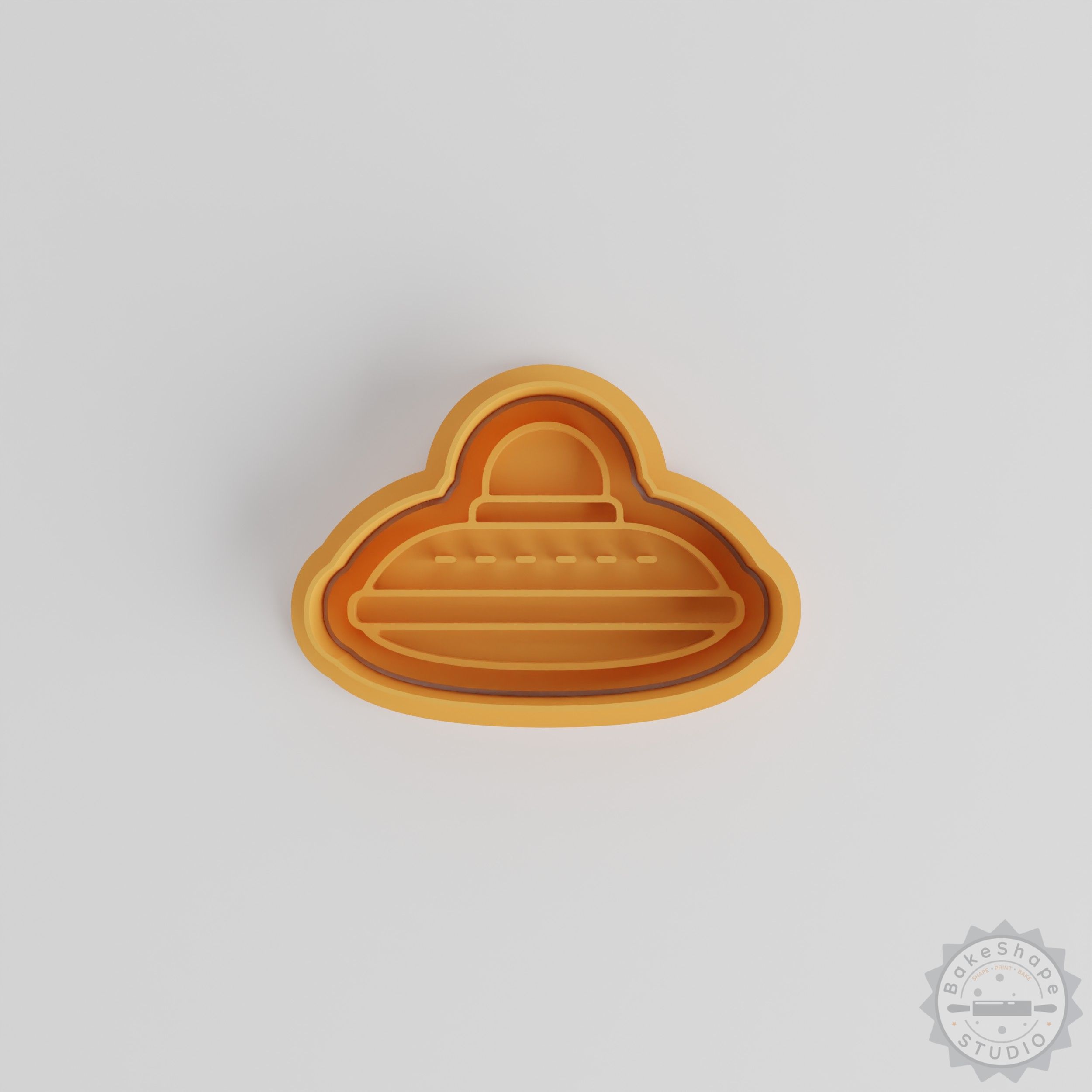 UFO Cookie Cutter Set, 6-Piece Space Shape Cutter & Stamp, Perfect for Fondant, Baking