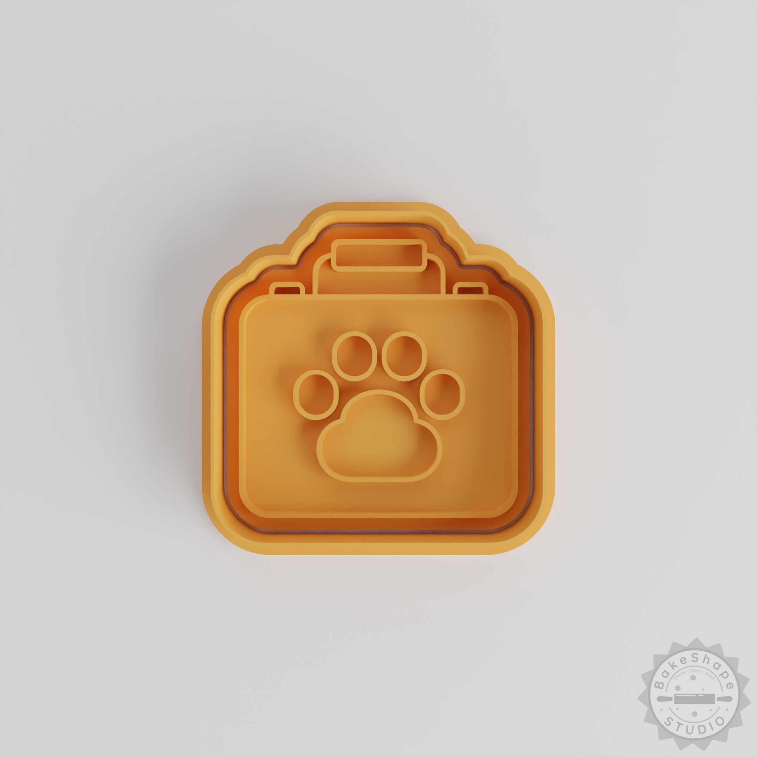 Veterinary Cookie Cutter and Stamp Set, 6-Piece Animal Design, Perfect for Fondant, S/M/L Sizes