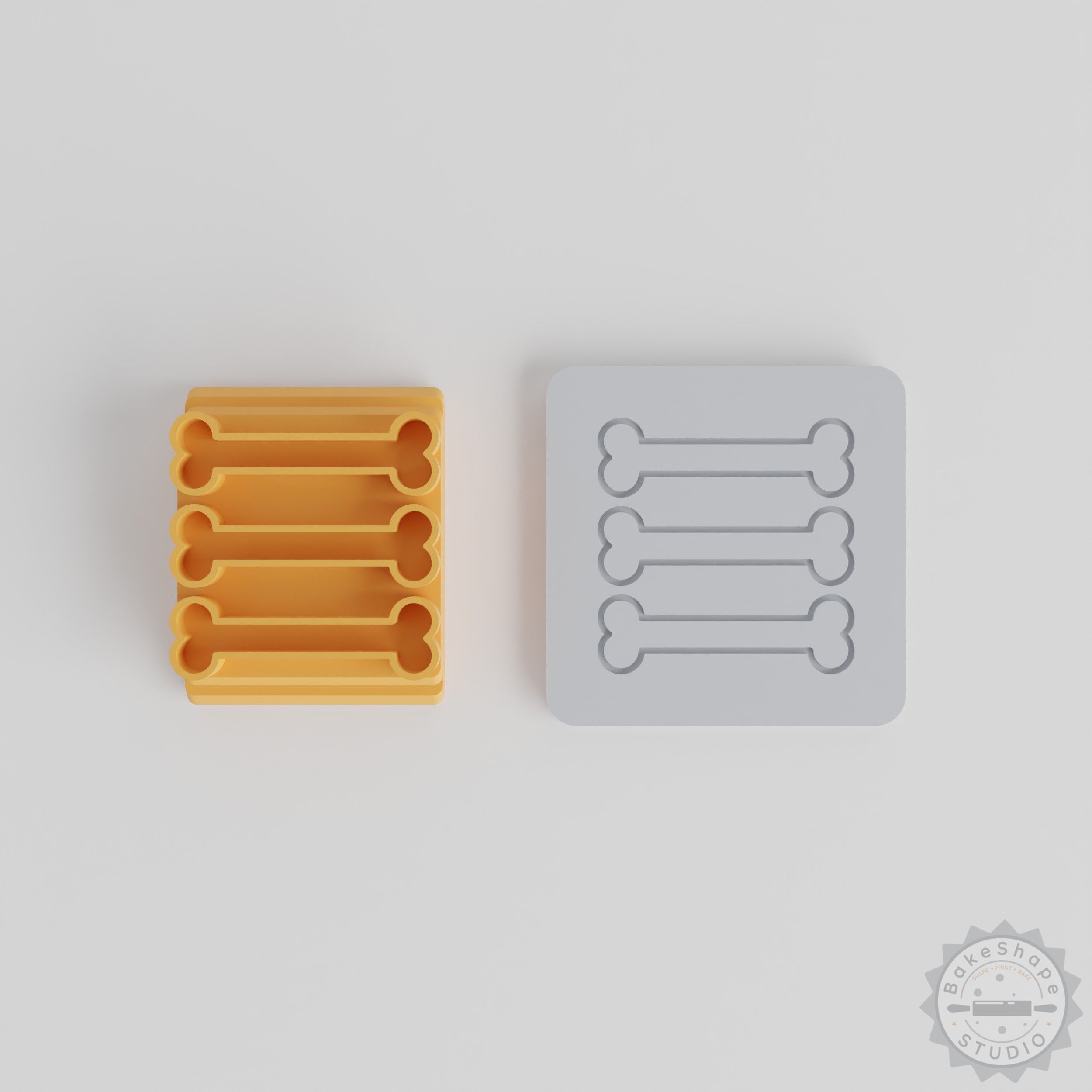 Halloween Bones Stamp Set, 5 Sizes, Perfect for Clay, Cookie, Fondant Design