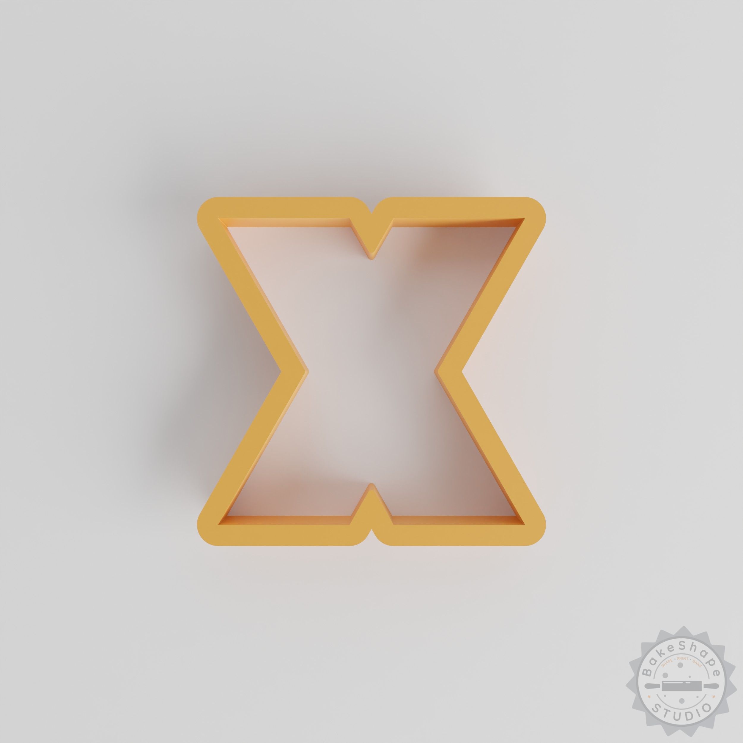 Cross shape cutter set in various sizes for cookies, fondant, and clay crafting STL file