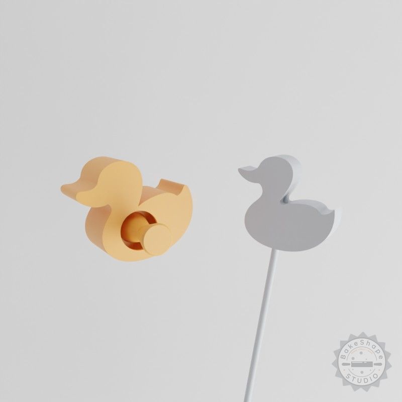 Duck Cake Pop Mold Set, 2-Piece, Animal Farm Theme, Perfect for Wildlife Party Treats