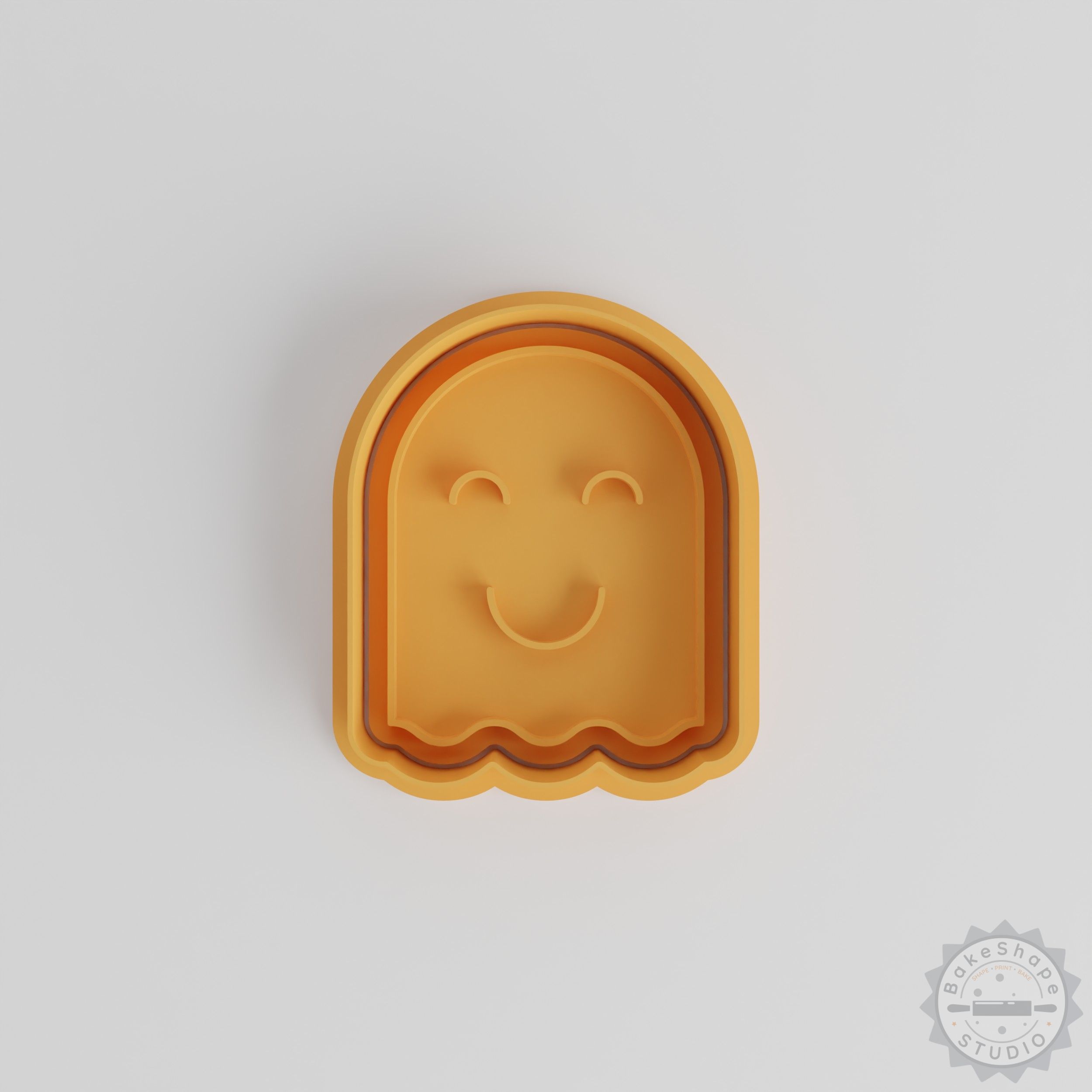 Ghost Cookie Cutter & Stamp Set, 6-Piece Halloween Baking Tools, Fondant & Cookie Decorating, Small-Medium-Large Sizes