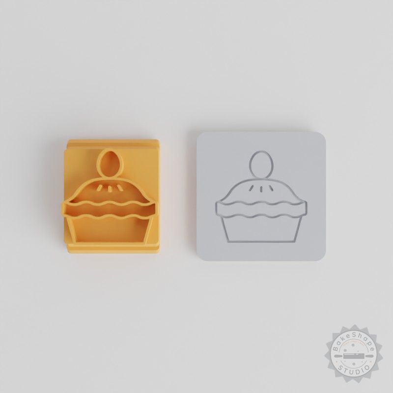 Pie Stamp Tile Set, 5 Sizes, Perfect for Clay, Cookies, Fondant, Holiday and Easter Desserts