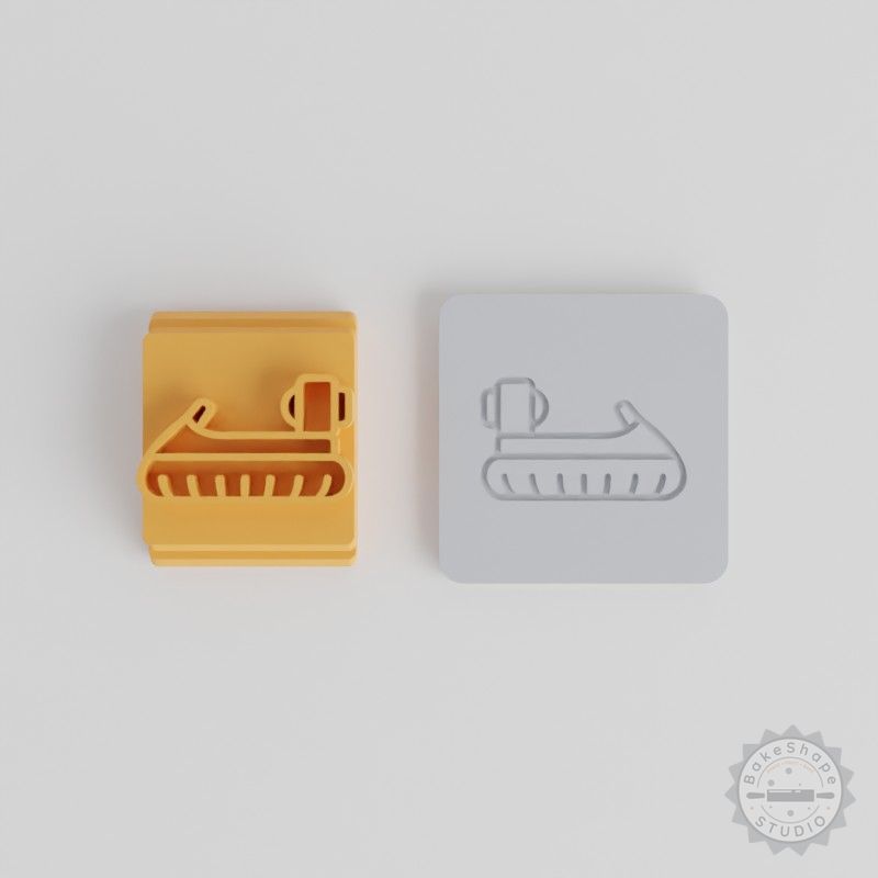 Hover Craft Set for Clay, Cookies, Fondant Stamp Tile, 5 Design Sizes 20-40 mm