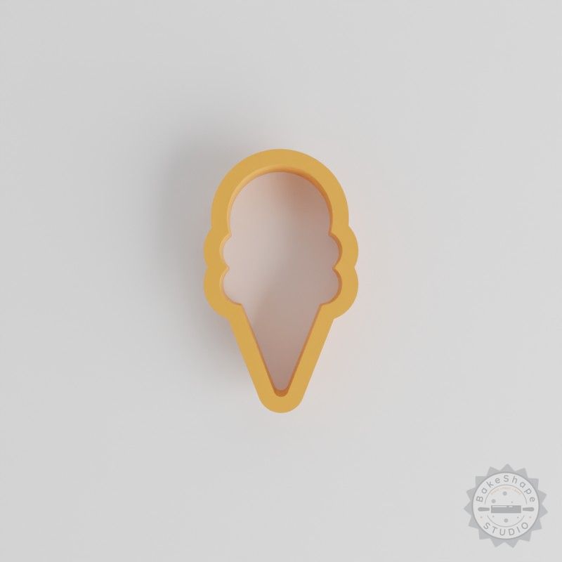 Ice Cream Shape Cutter Set, 18 Size Cookie Fondant Clay Tool for Summer, Gelato, Food Crafting