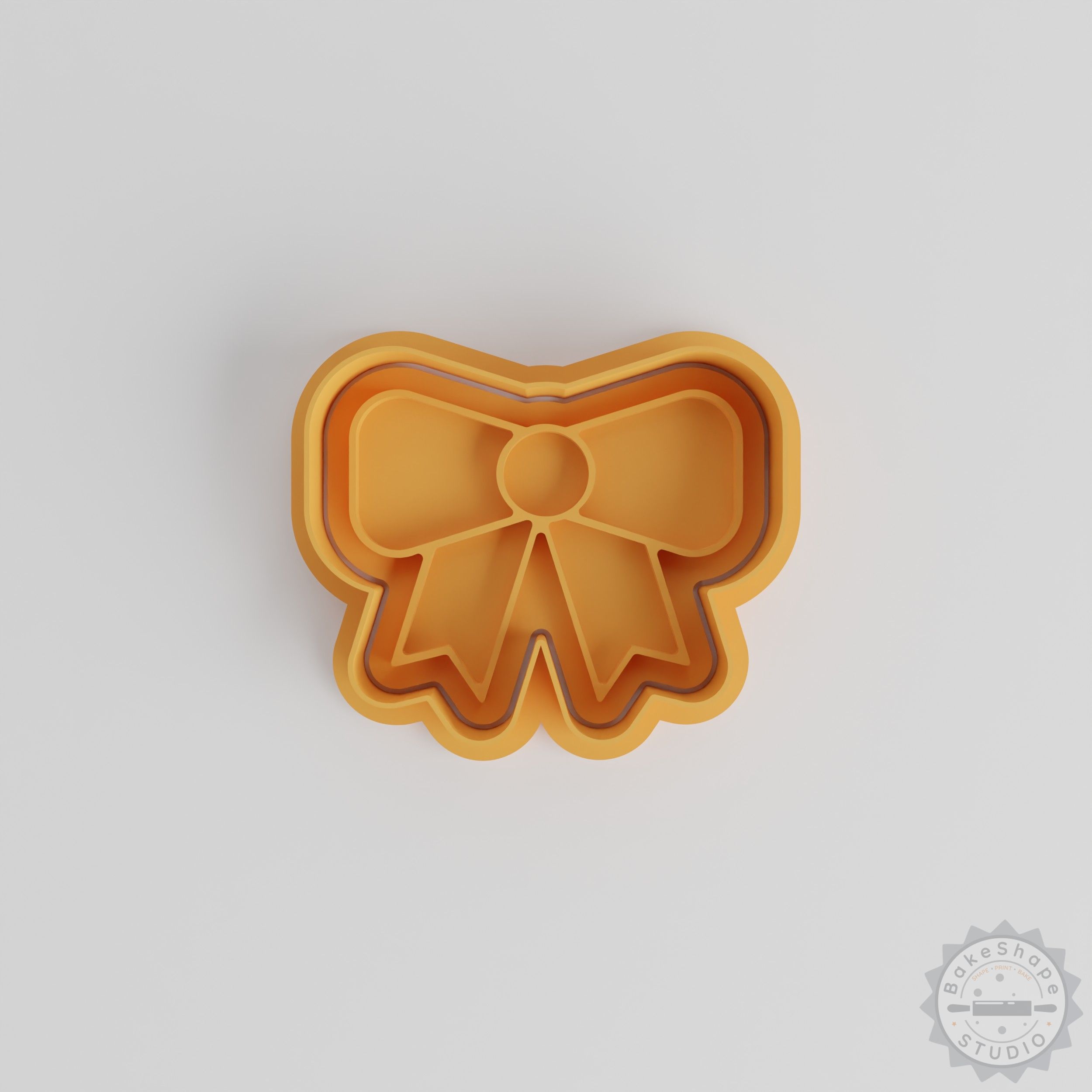 Hair Bow Cookie Cutter Stamp Set, 6-Piece Decorative Shaping Kit for Fondant or Cookies, Small to Large Sizes