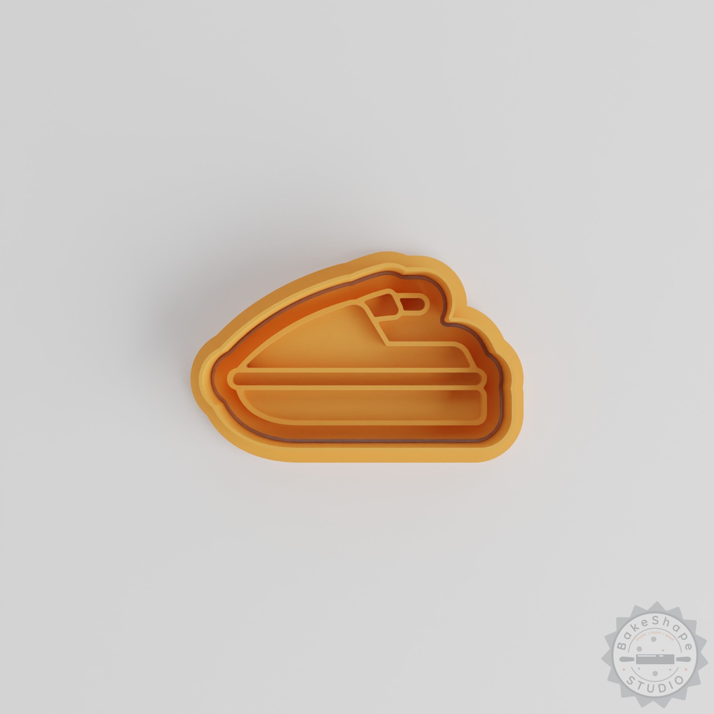 Jet Ski Themed Shape cutter Set, 6 Piece Cookie and Fondant Stamp Collection, Small to Large Sizes