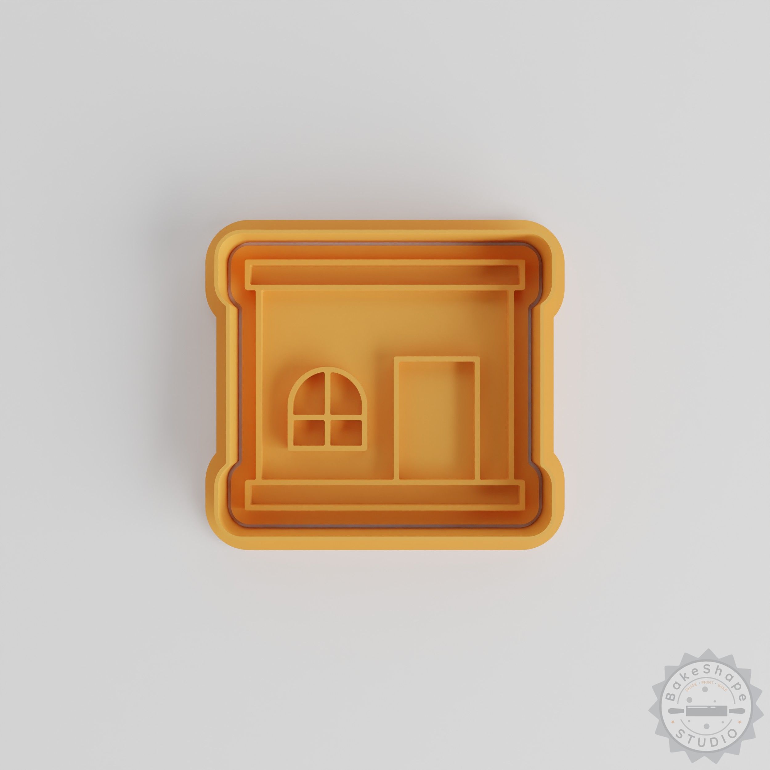 House Shape Cookie Cutter & Stamp Set, 6-Piece, Multiple Sizes, Perfect for Cookies & Fondant