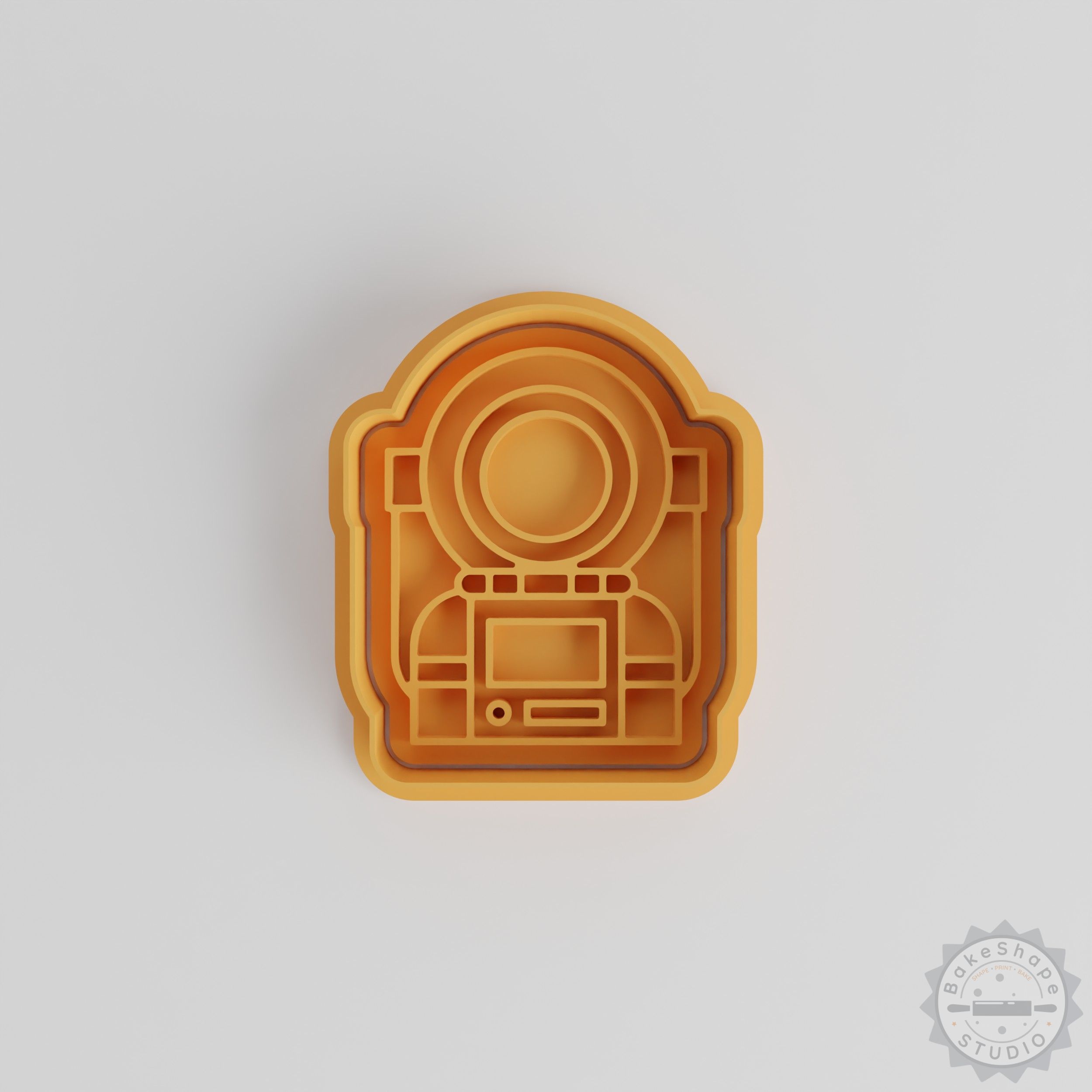 Astronaut Cookie Cutter and Stamp Set, 6-Piece, S/M/L Shapes for Cookies and Fondant
