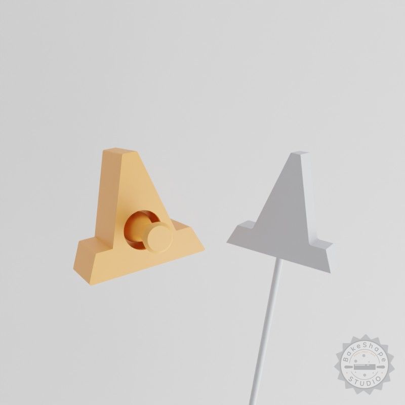 Safety Cone Mold, Cake Pop Mold, 2-Piece Set