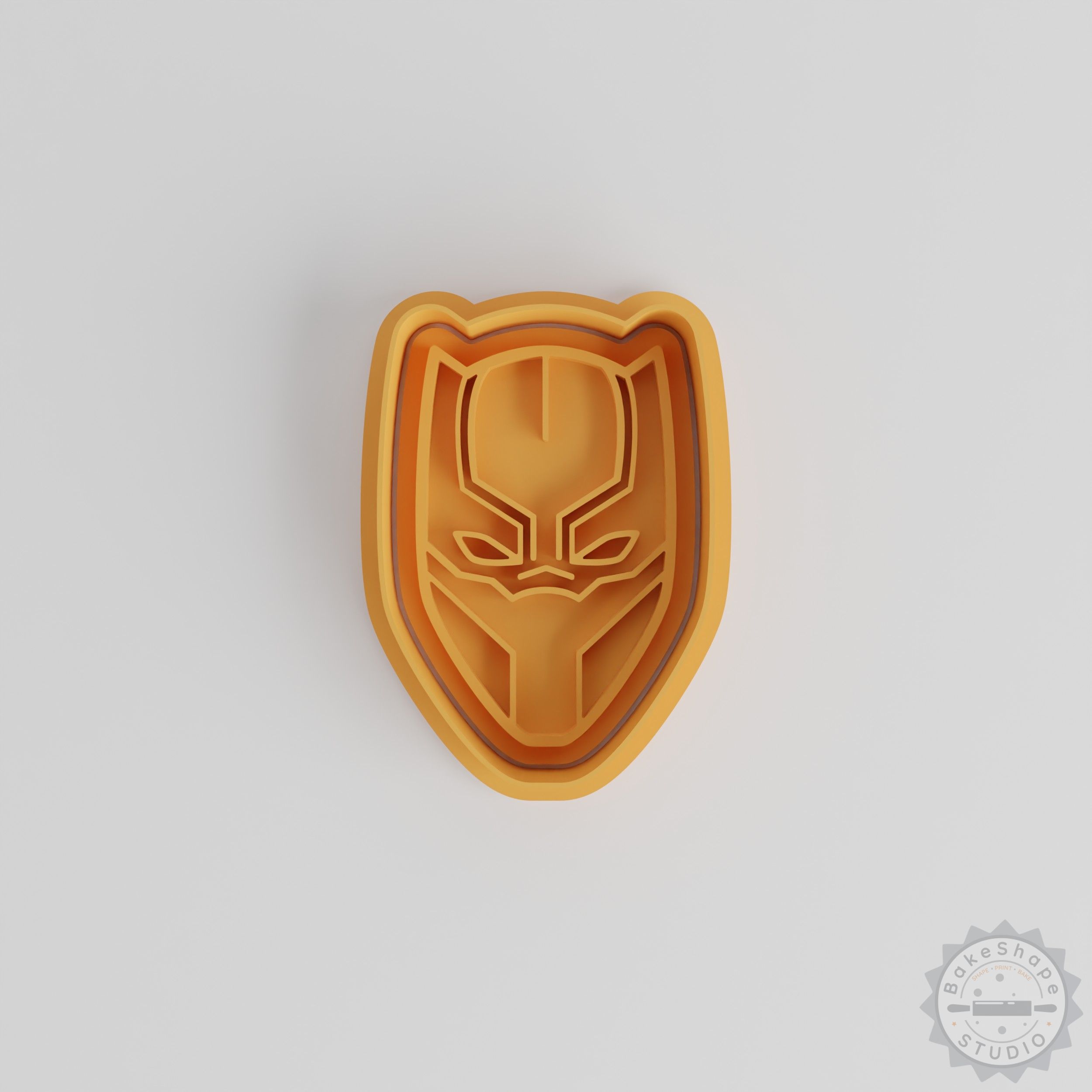 Panther Hero Cookie Cutter Set, Shape Cutter & Stamp for Baking, 6-Piece S/M/L