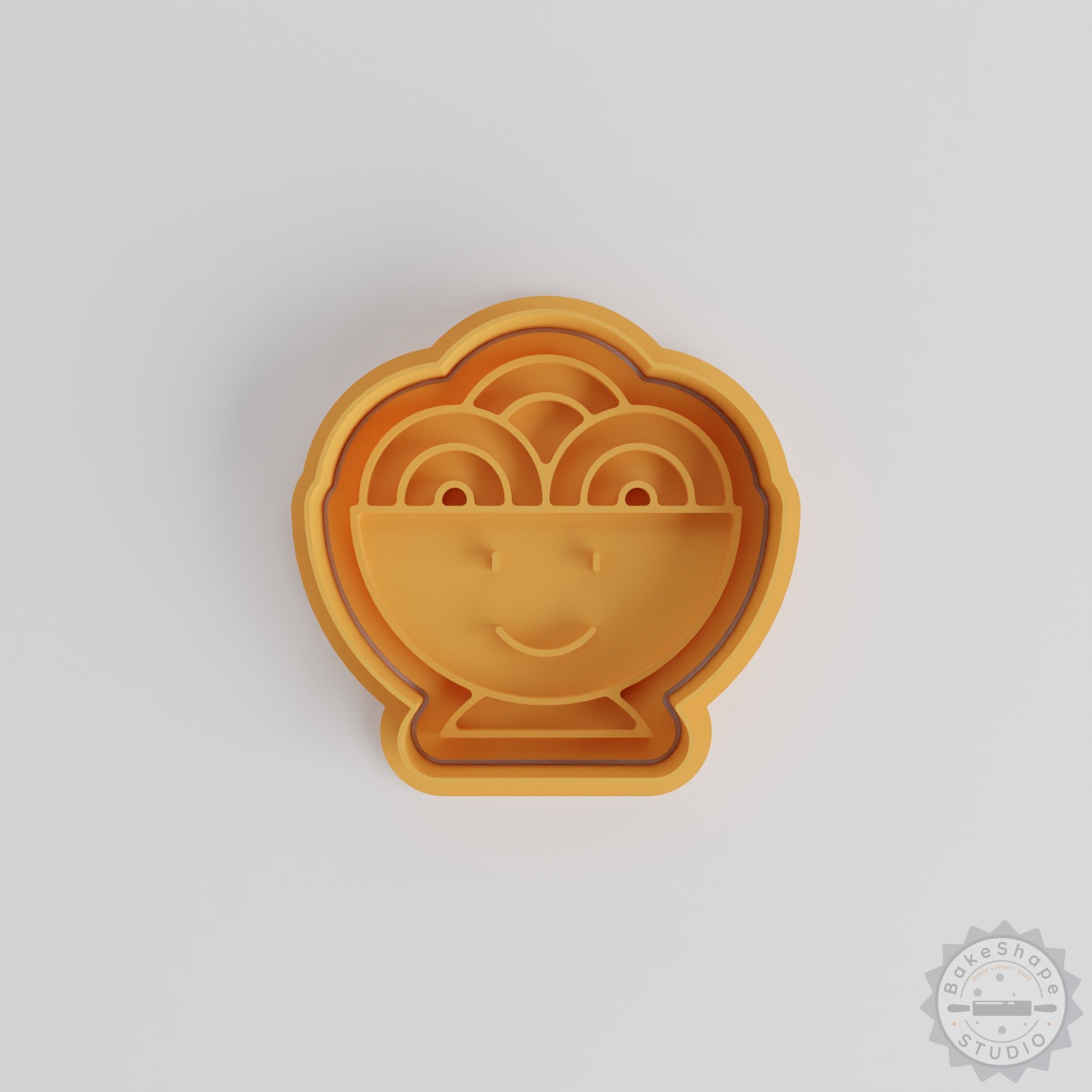 Noodles Shape Cutter and Stamp Set, 6 Pieces, S/M/L Sizes, Perfect for Cookies and Fondant